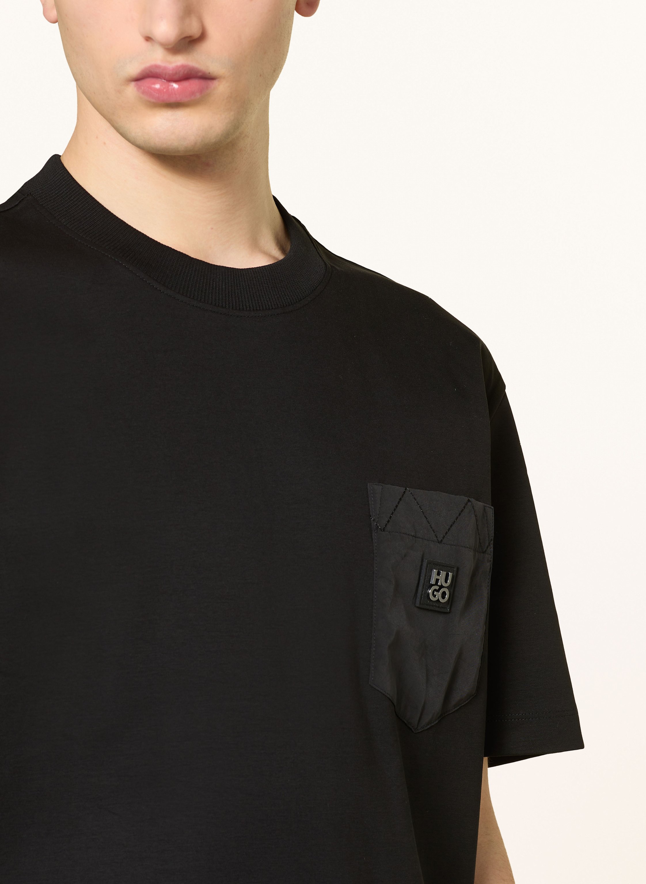 Thumbnail - Hugo T-Shirt Dombiro schwarz