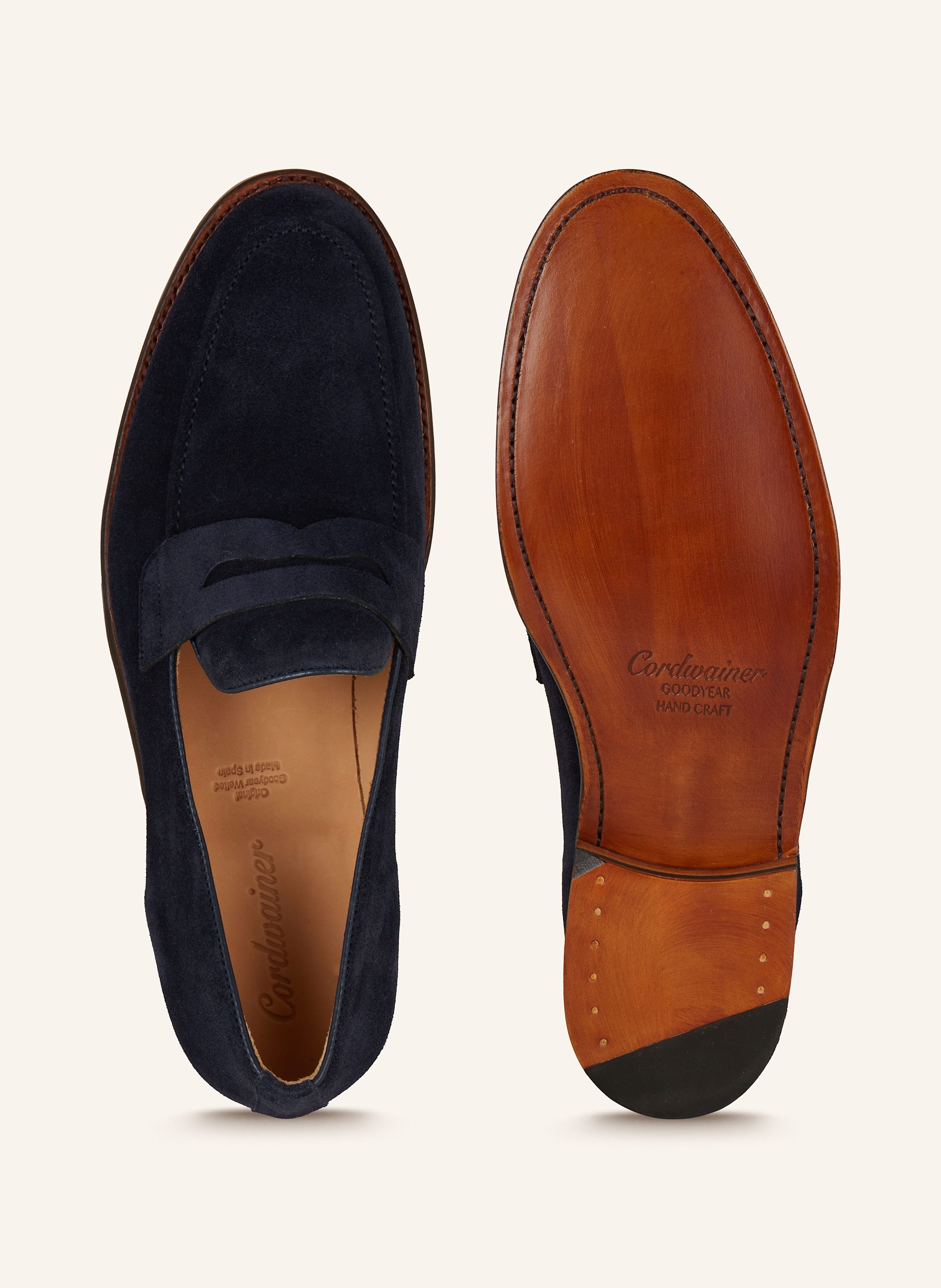 Thumbnail - Cordwainer Penny-Loafer blau