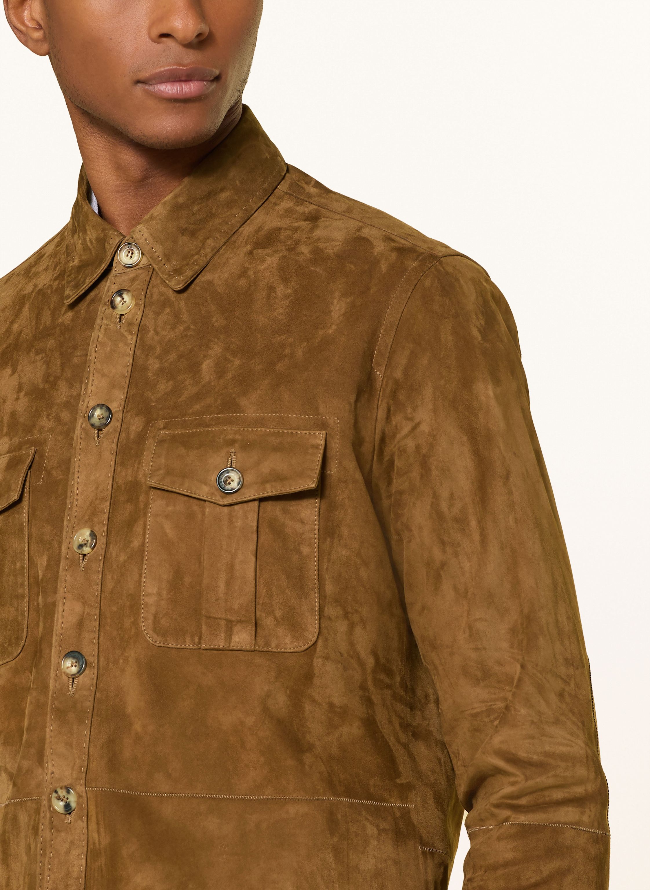 Thumbnail - Habsburg Leder-Overjacket Artstetten braun