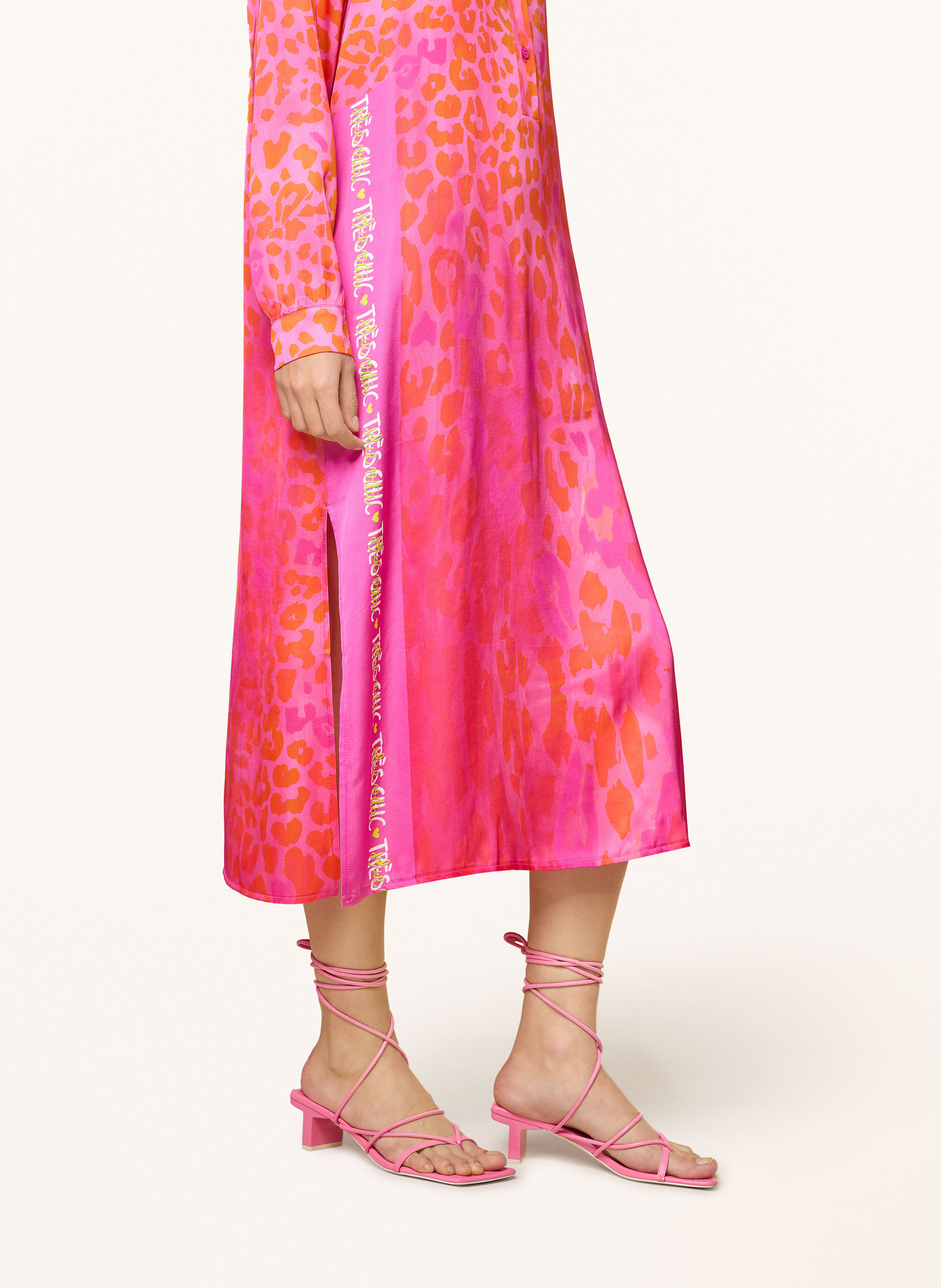 Thumbnail - Miss Goodlife Satinkleid pink