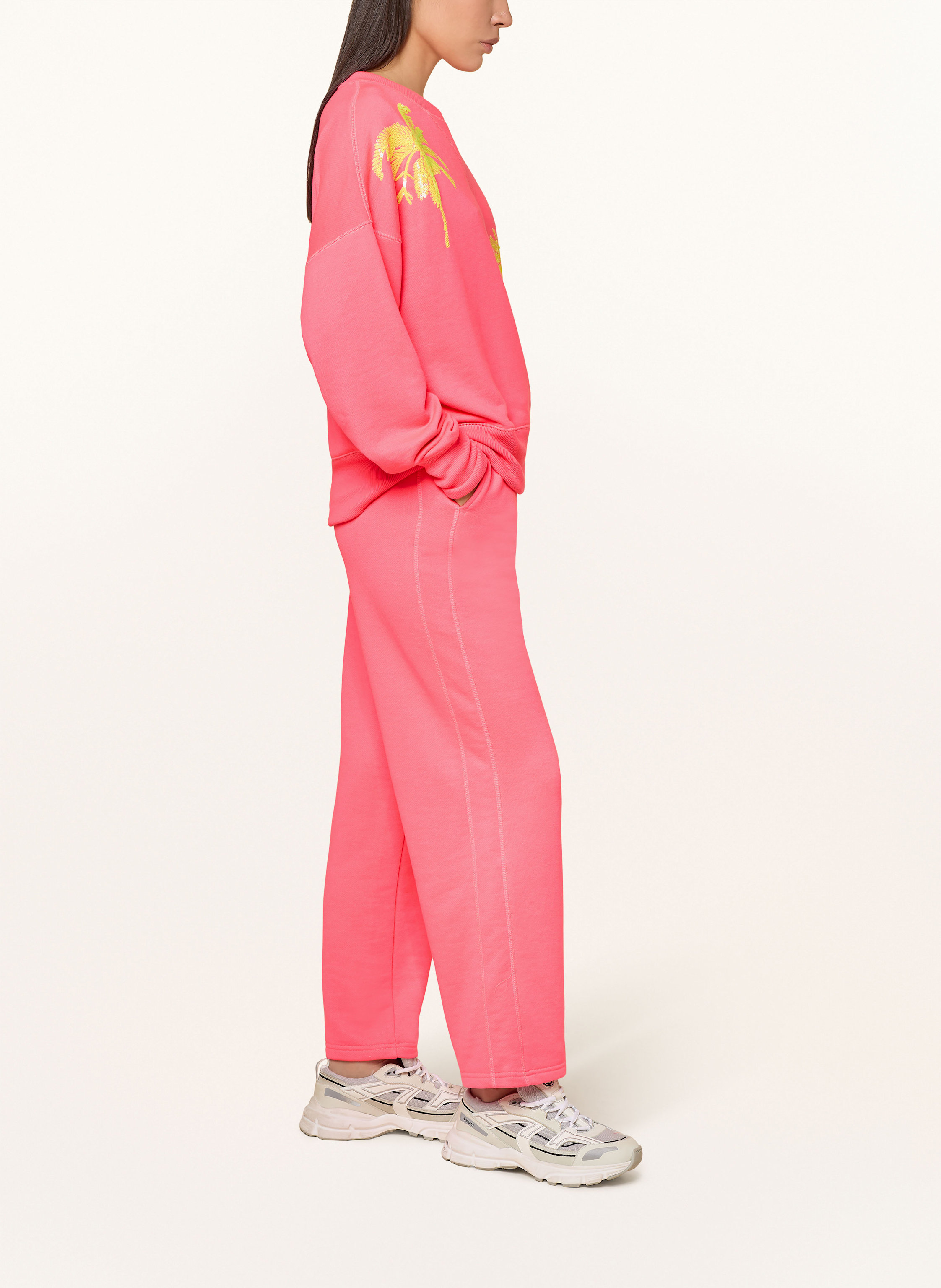 Thumbnail - Miss Goodlife Sweathose Mit Pailletten pink
