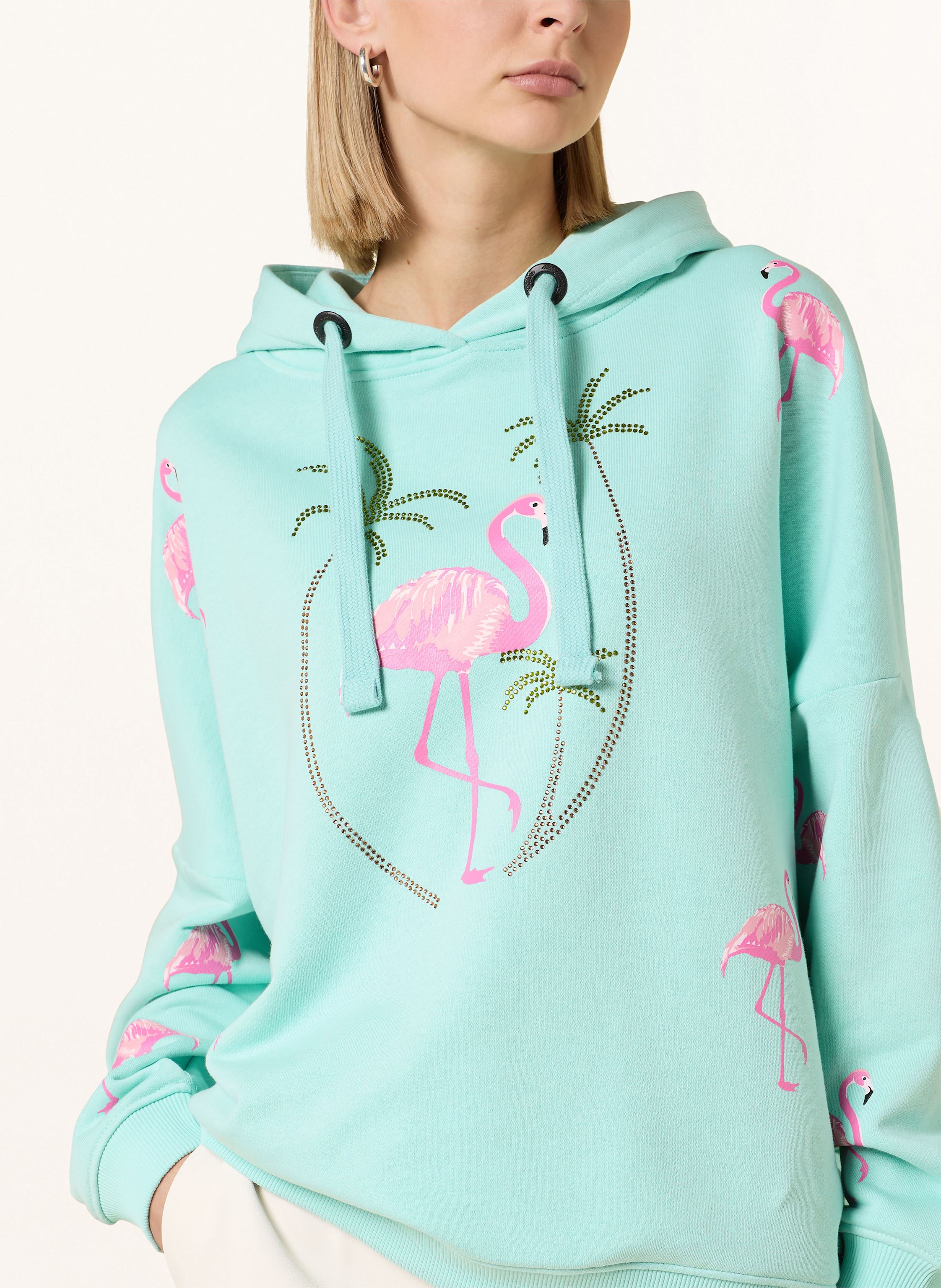 Thumbnail - Miss Goodlife Hoodie Mit Schmucksteinen blau