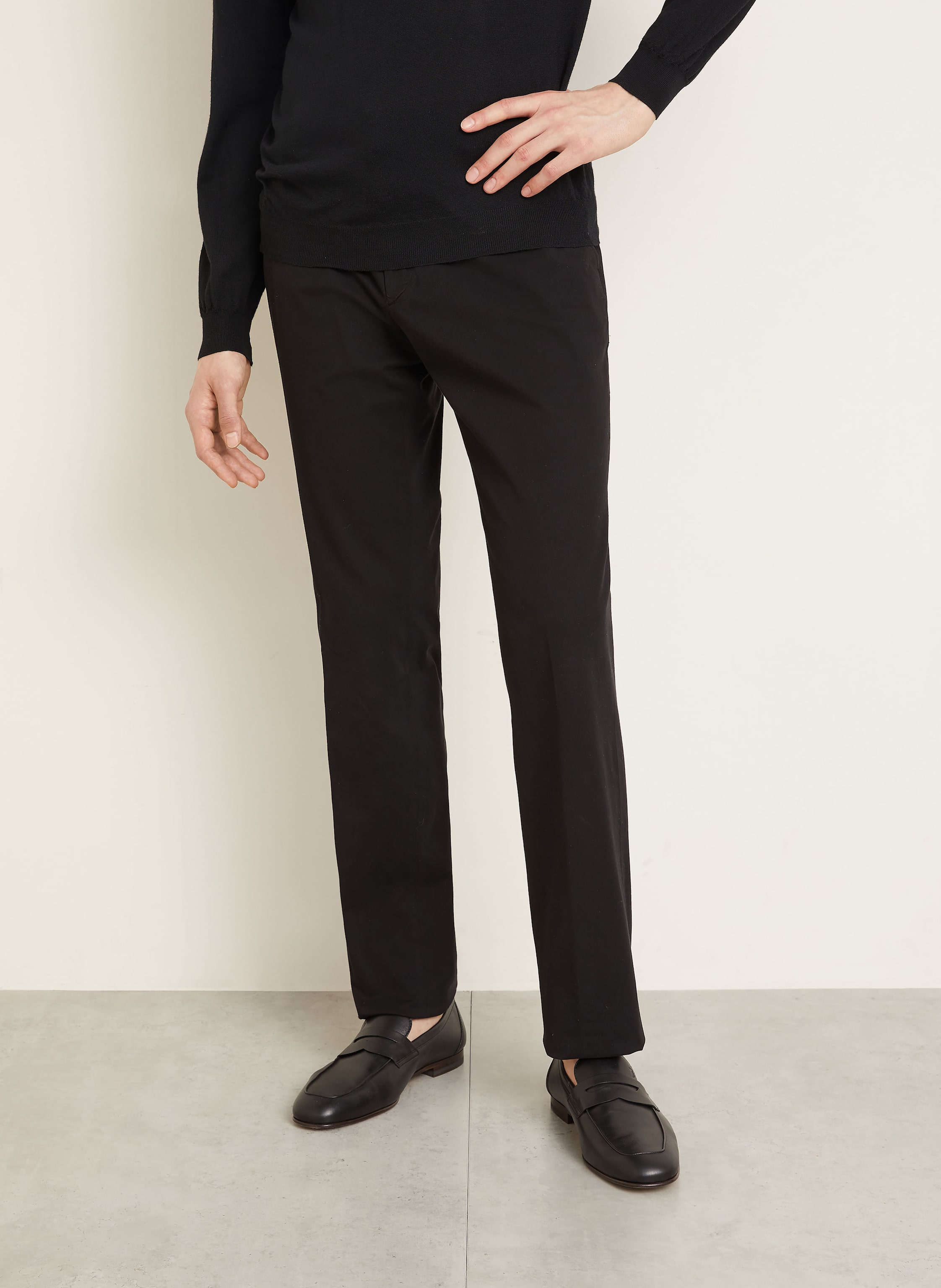 Thumbnail - Zegna Chino Regular Fit schwarz