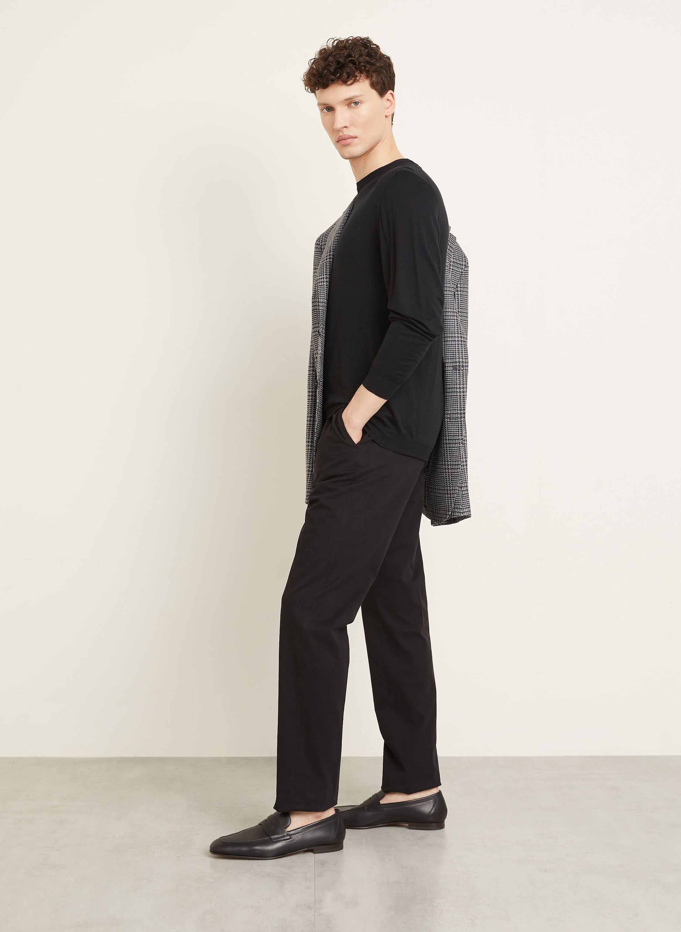 Thumbnail - Zegna Chino Regular Fit schwarz