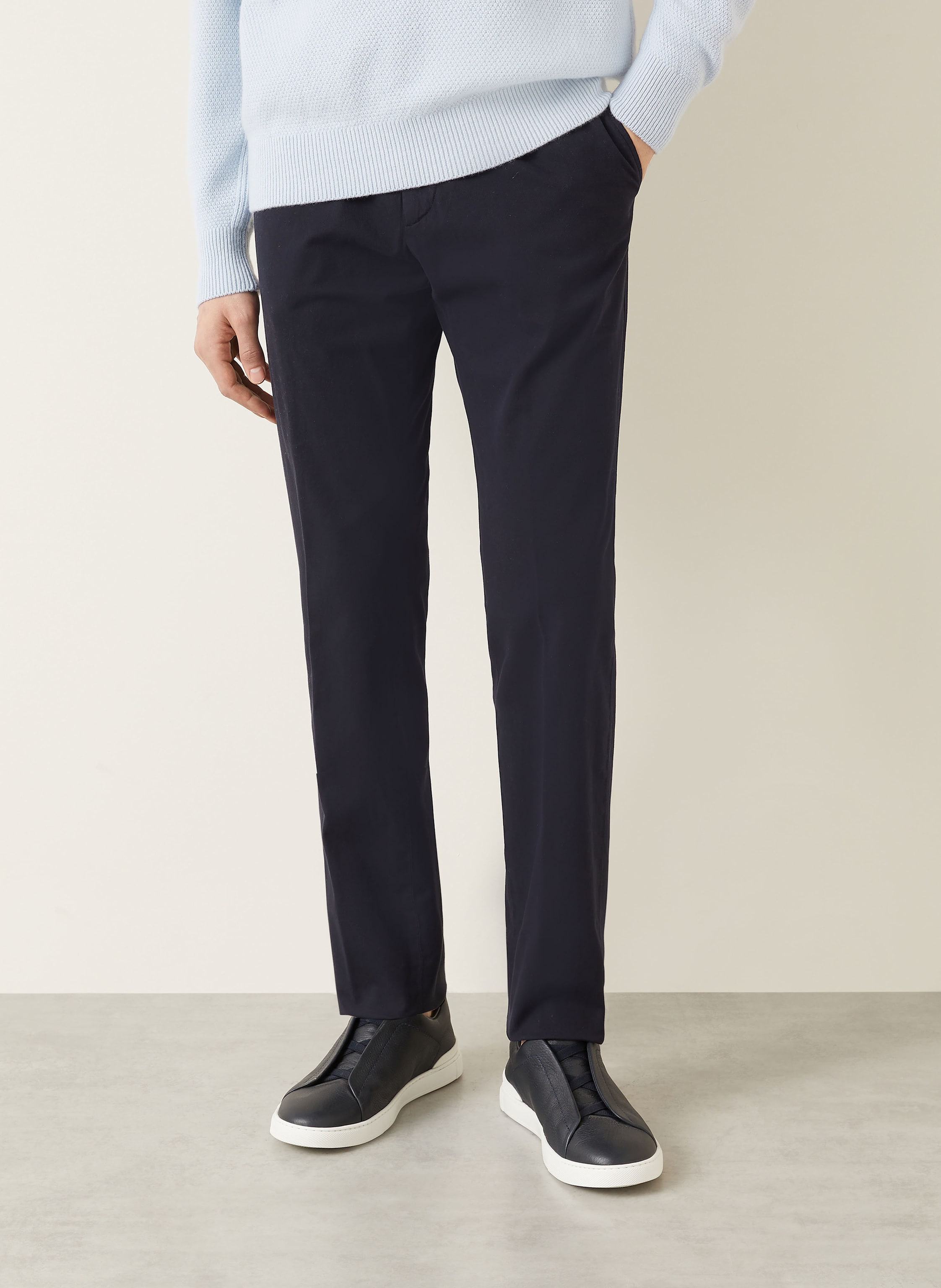 Thumbnail - Zegna Chino Regular Fit blau