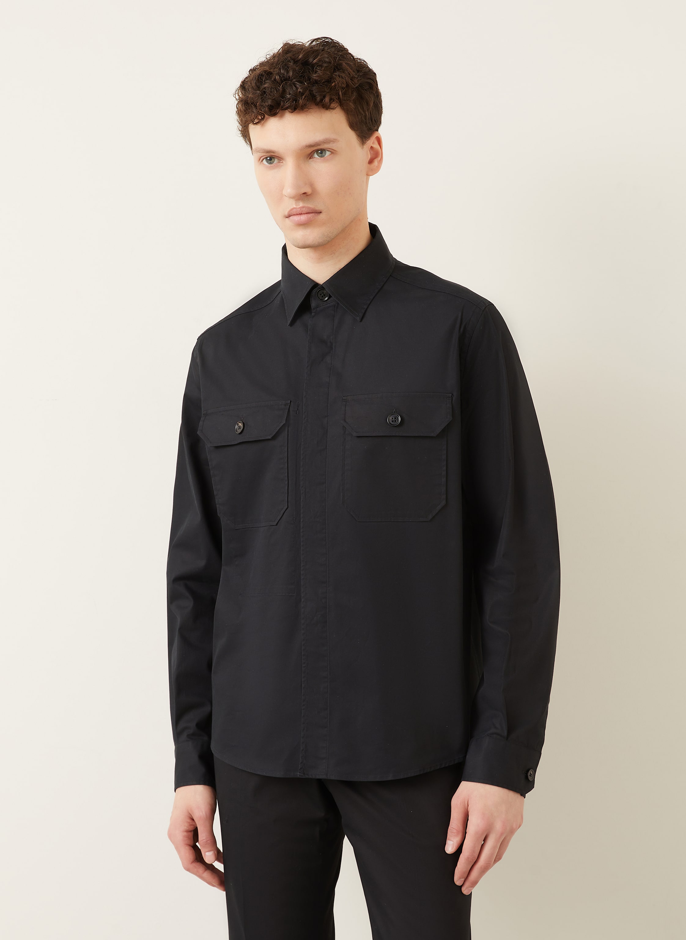 Thumbnail - Zegna Overshirt schwarz