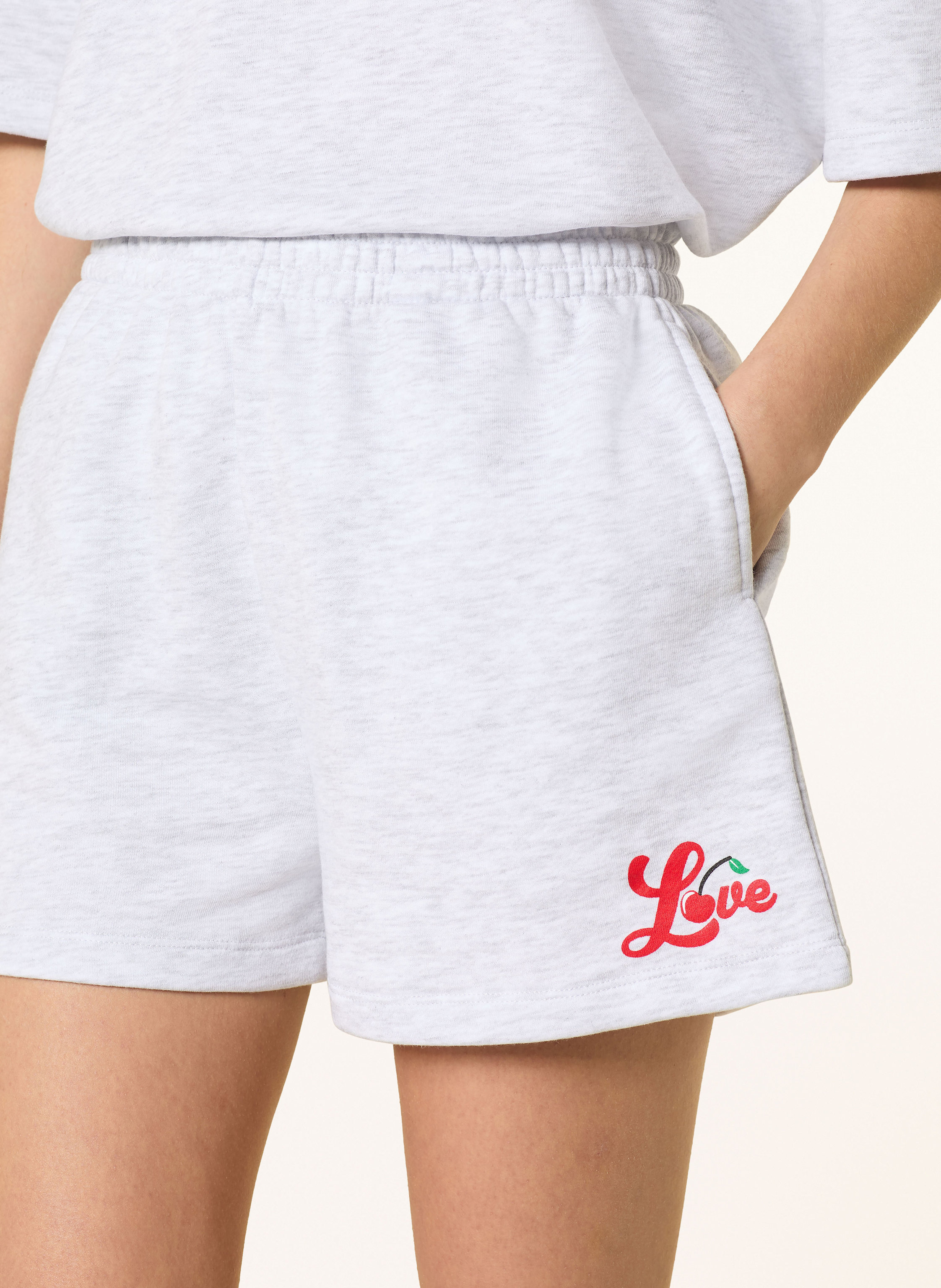 Thumbnail - Miss Goodlife Sweatshorts grau