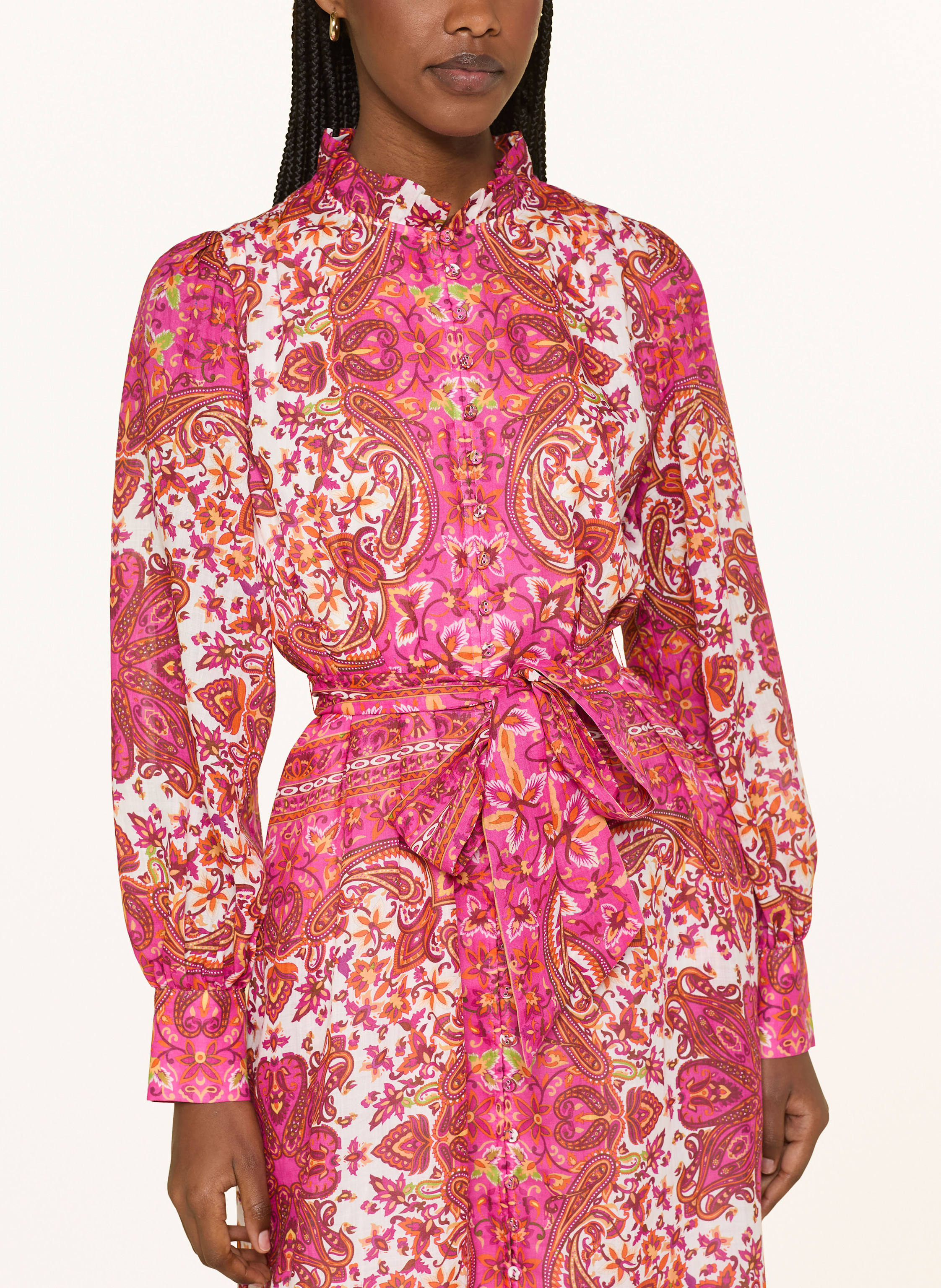 Thumbnail - Mrs & Hugs Kleid Mit Rüschen pink