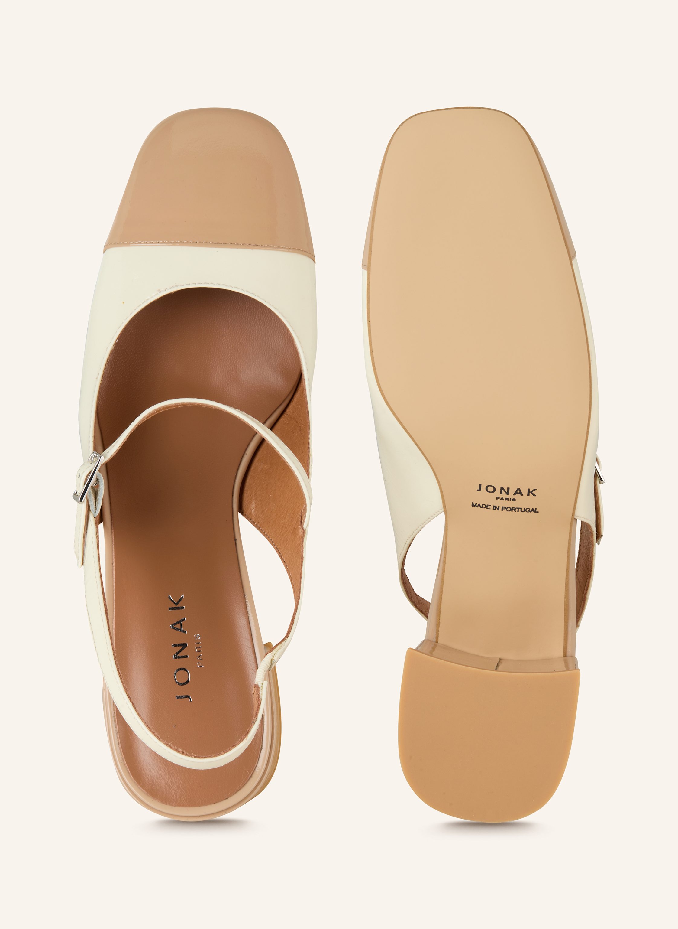 Thumbnail - Jonak Slingpumps Doumy beige