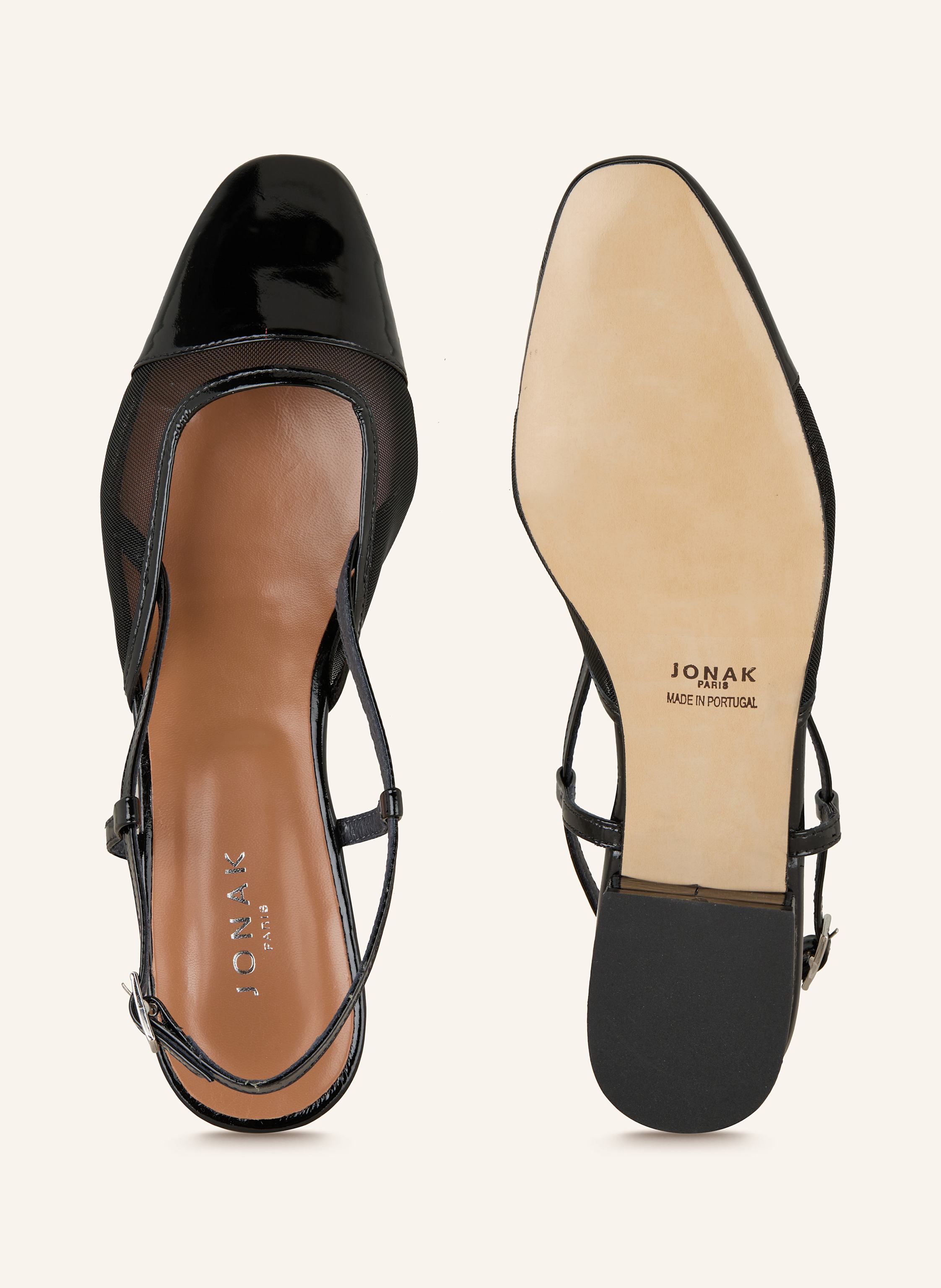 Thumbnail - Jonak Slingballerinas schwarz