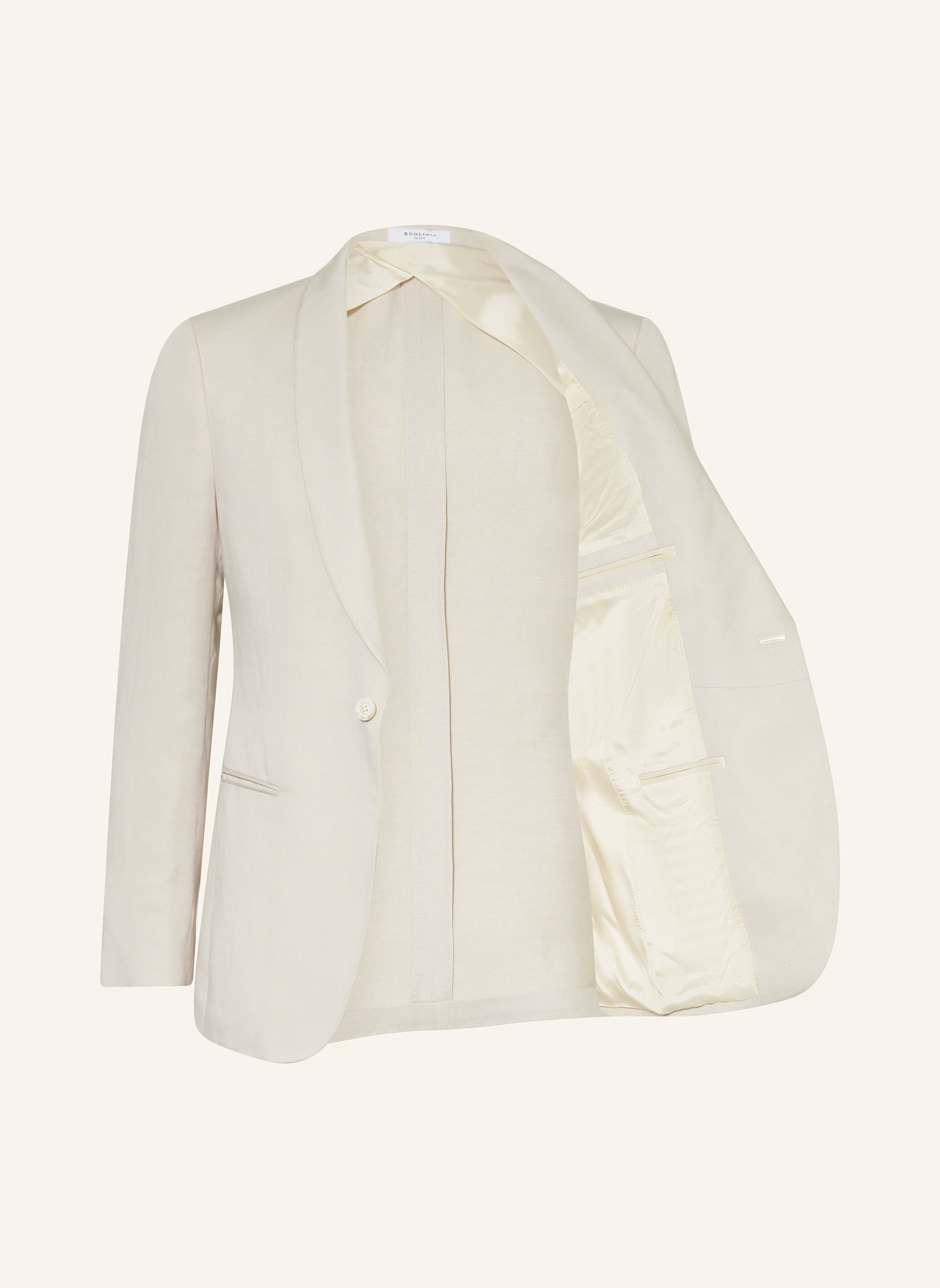 Thumbnail - Boglioli Sakko Extra Slim Fit Mit Leinen beige