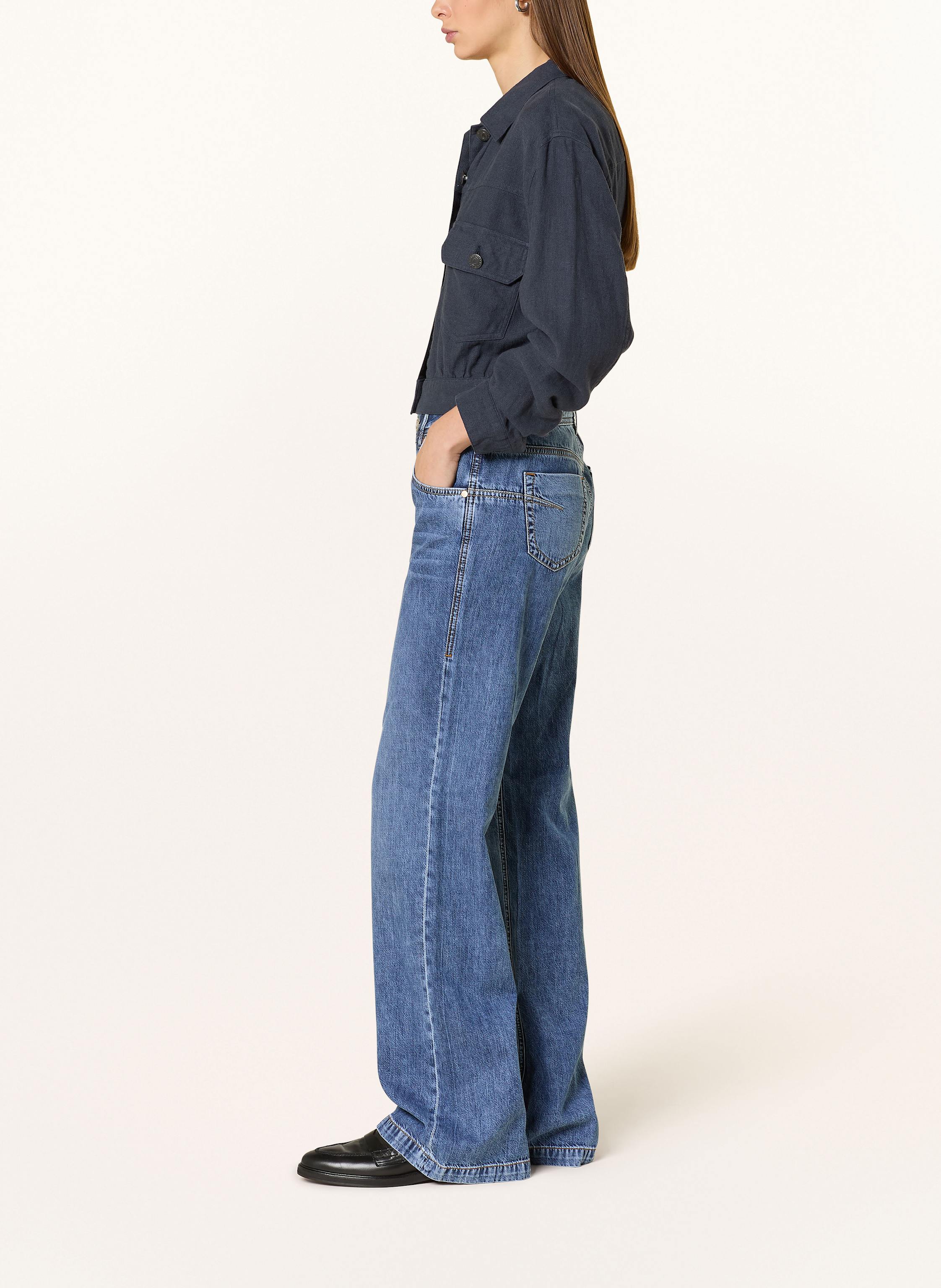 Thumbnail - Herrlicher Flared Jeans Edna blau