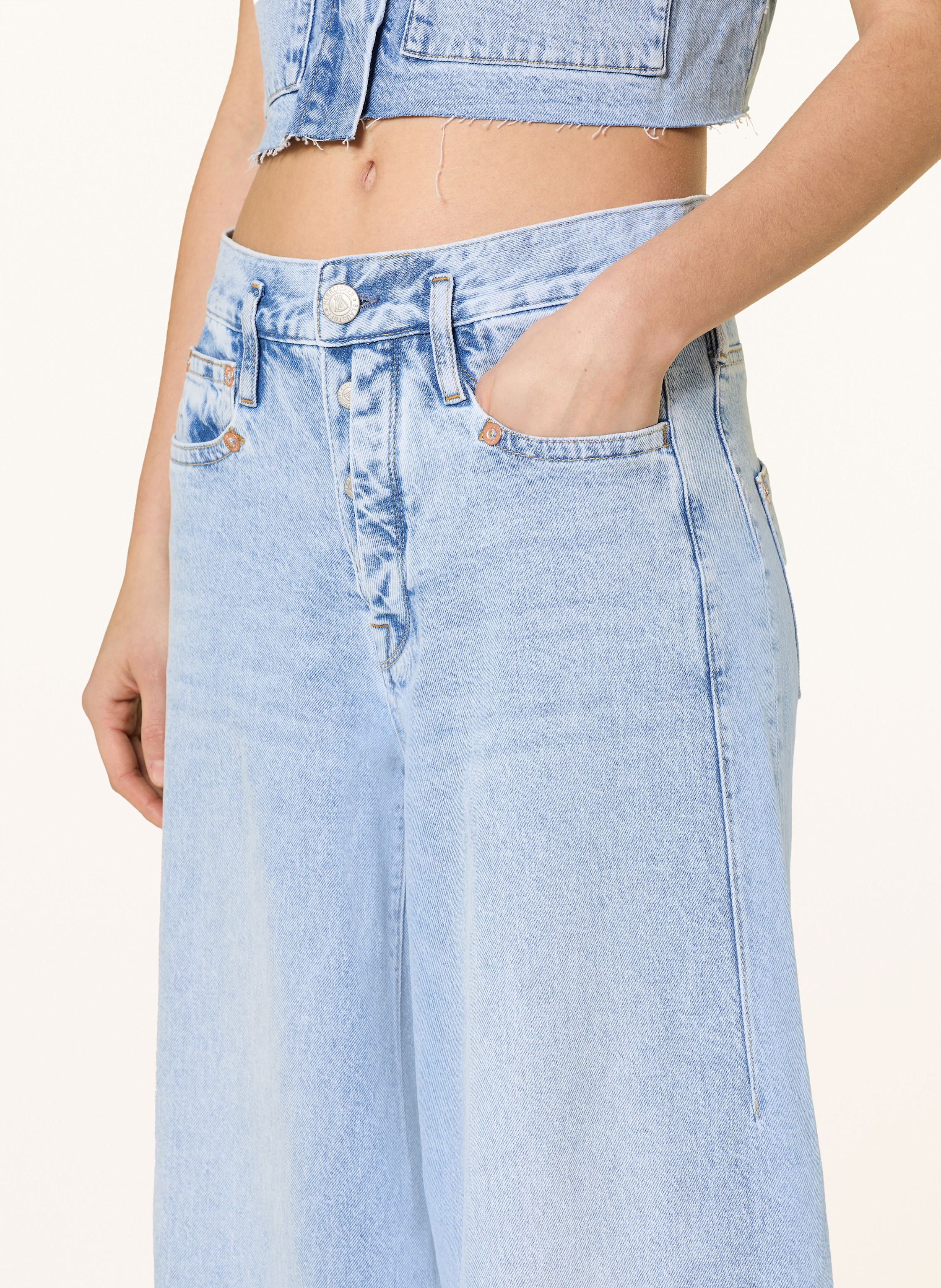 Thumbnail - Herrlicher Wide Leg Jeans Shyra blau