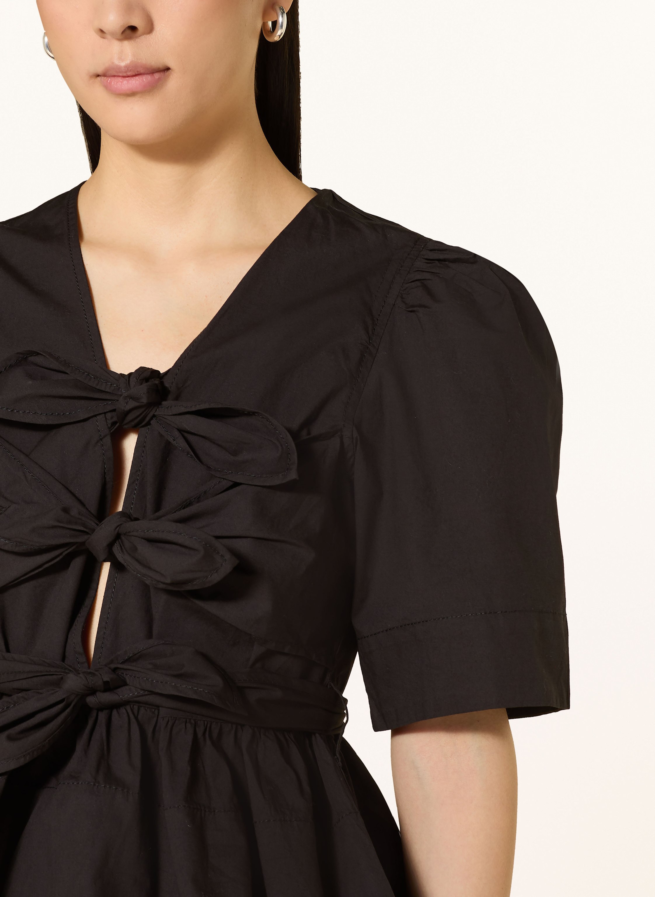 Thumbnail - Ganni Bluse schwarz