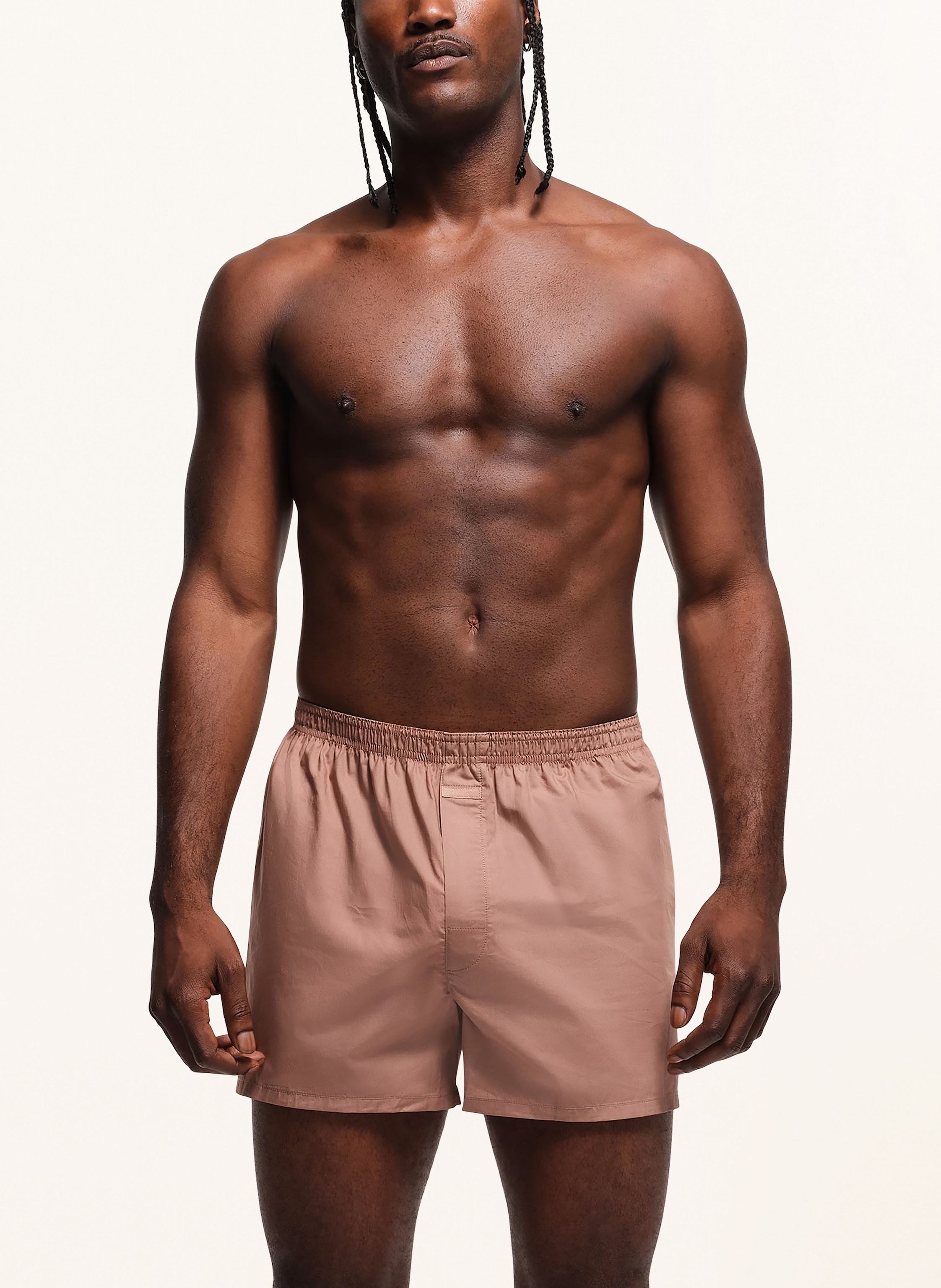 Thumbnail - Skims 3er-Pack Boxershorts Cotton Poplin braun