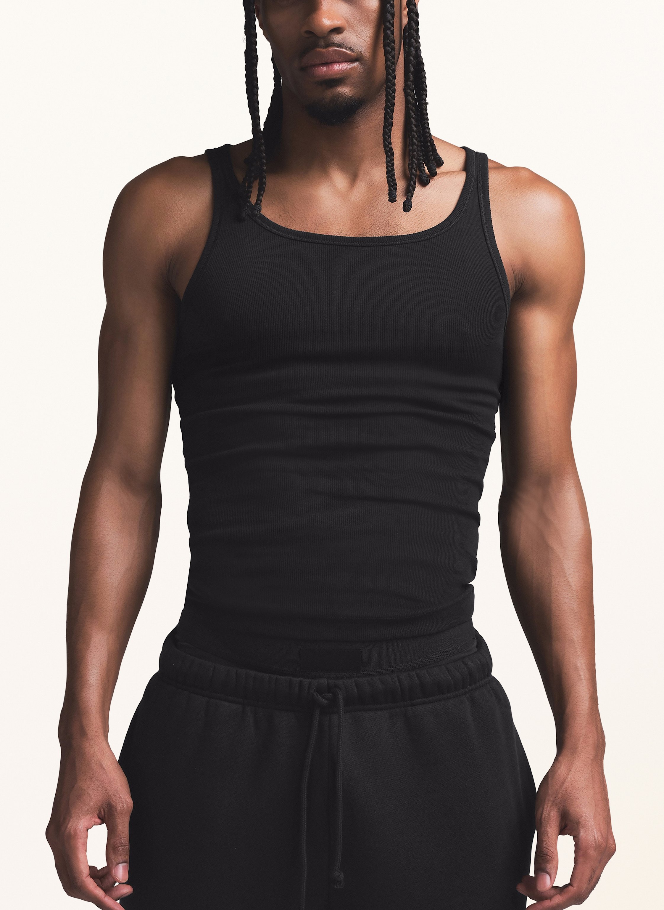 Thumbnail - Skims 3er-Pack Unterhemden Skims Cotton schwarz