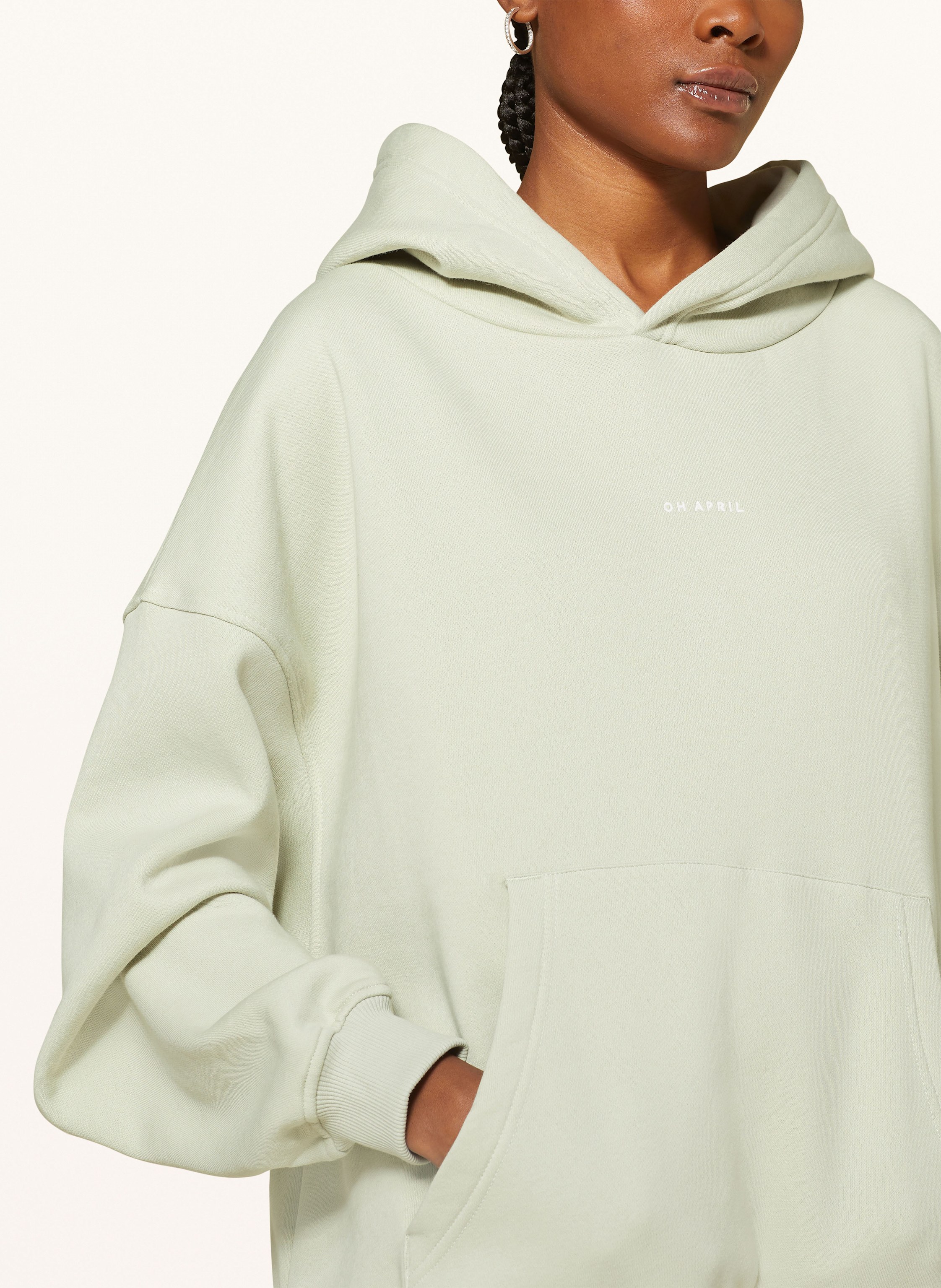 Thumbnail - Oh April Hoodie Boyfriend gruen