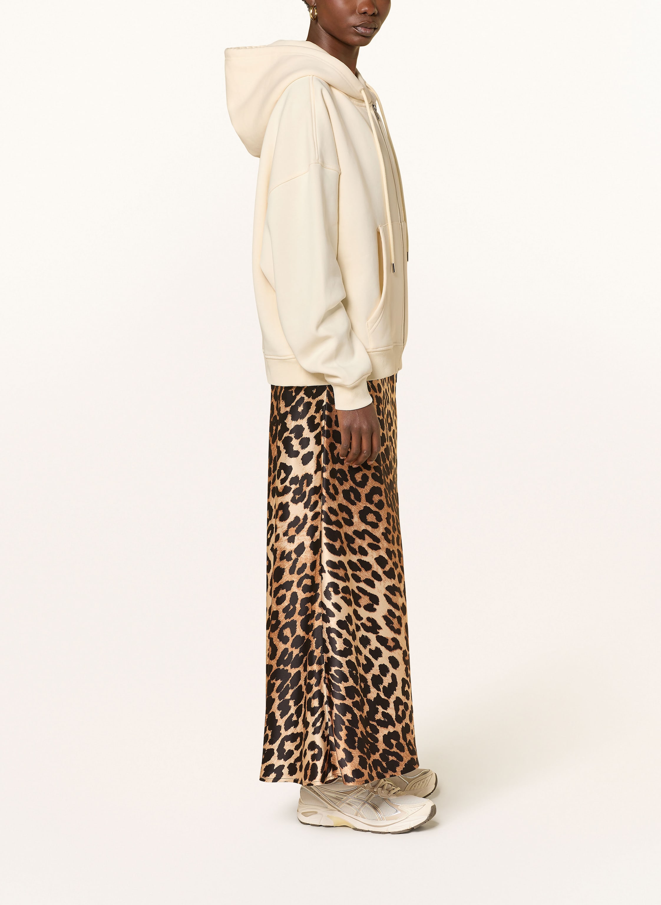 Thumbnail - Oh April Oversized-Sweatjacke Bf beige