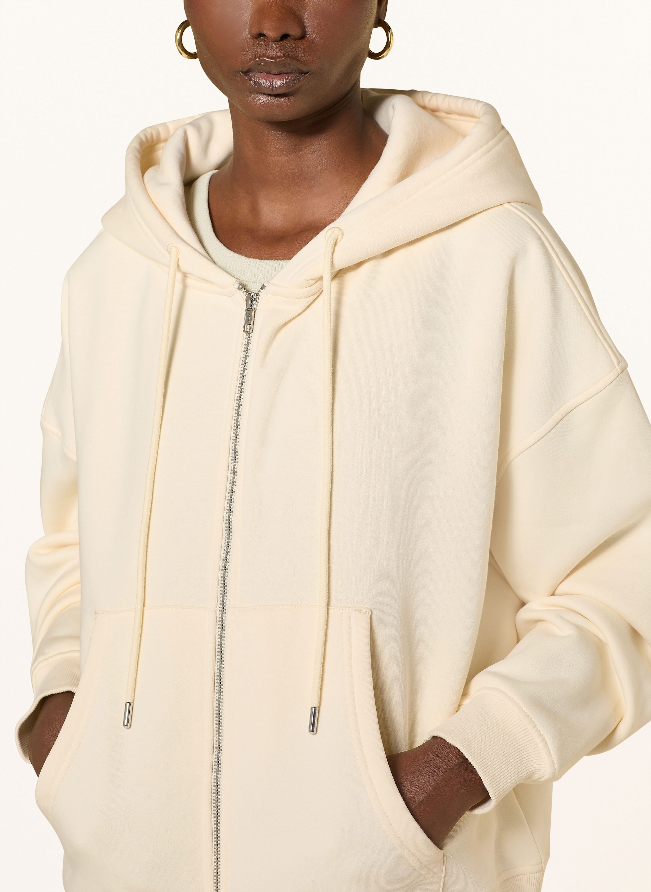 Thumbnail - Oh April Oversized-Sweatjacke Bf beige