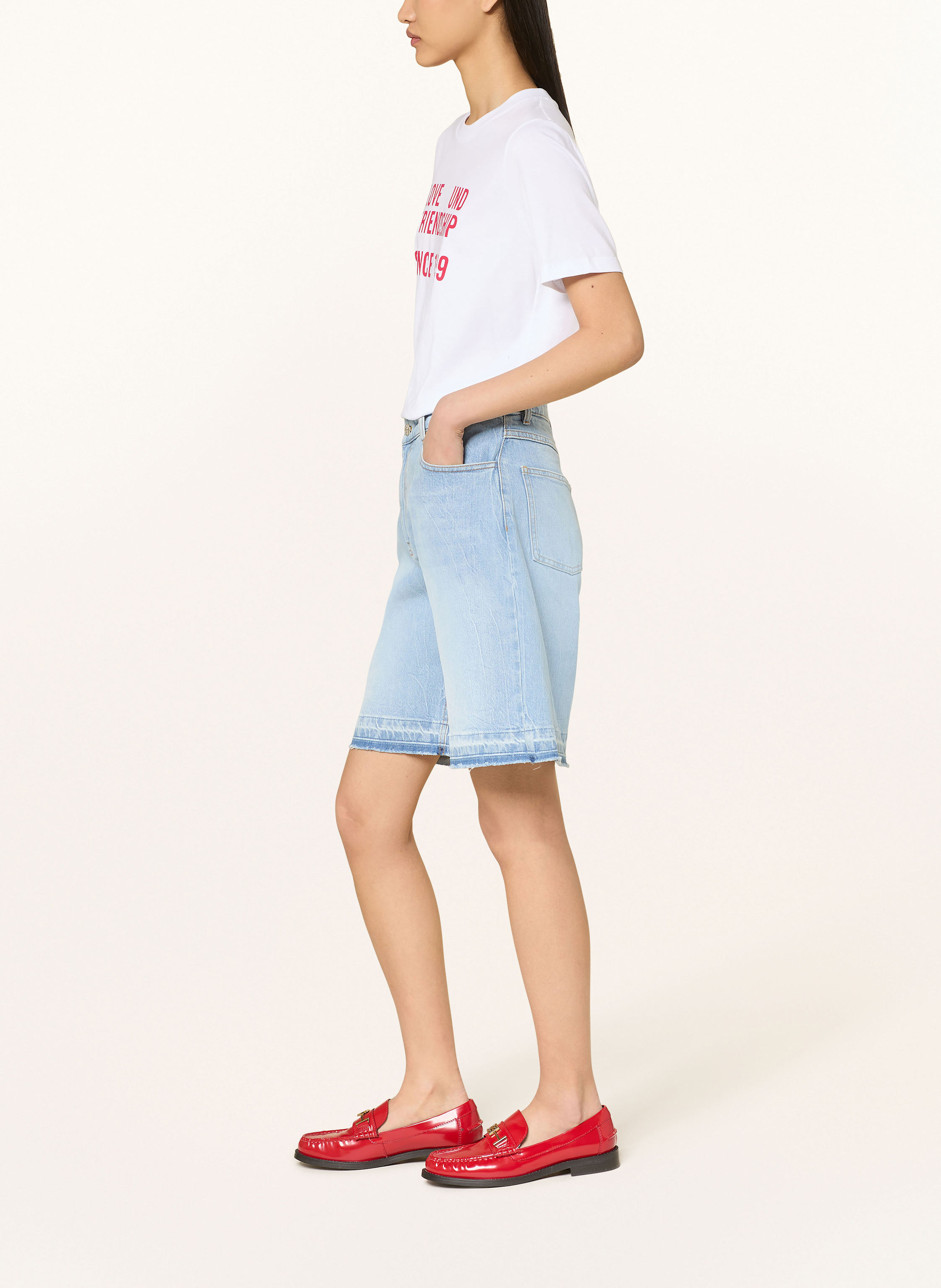 Thumbnail - Baum Und Pferdgarten Jeansshorts Nol blau