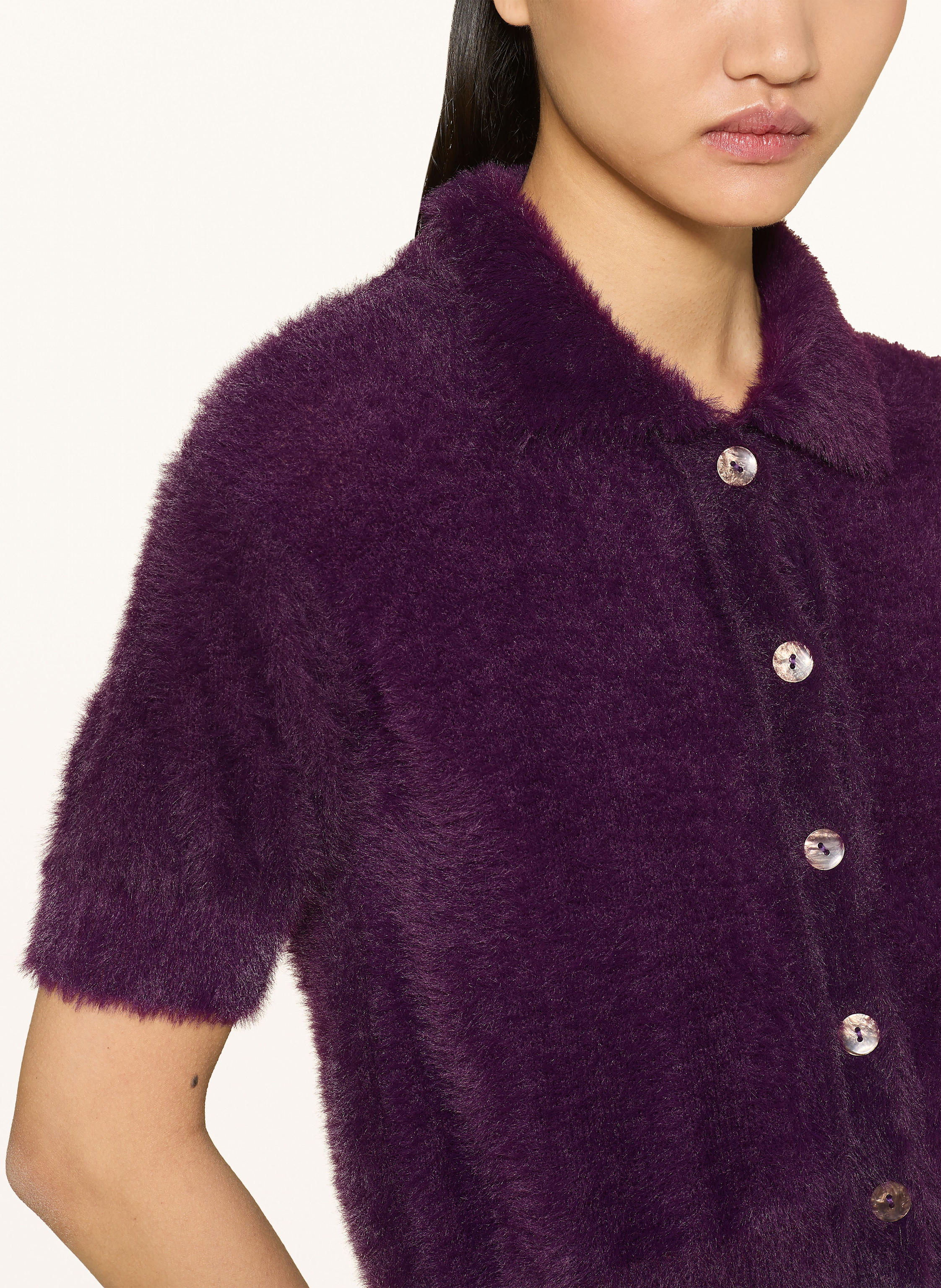 Thumbnail - Baum Und Pferdgarten Strickjacke Cristin rot