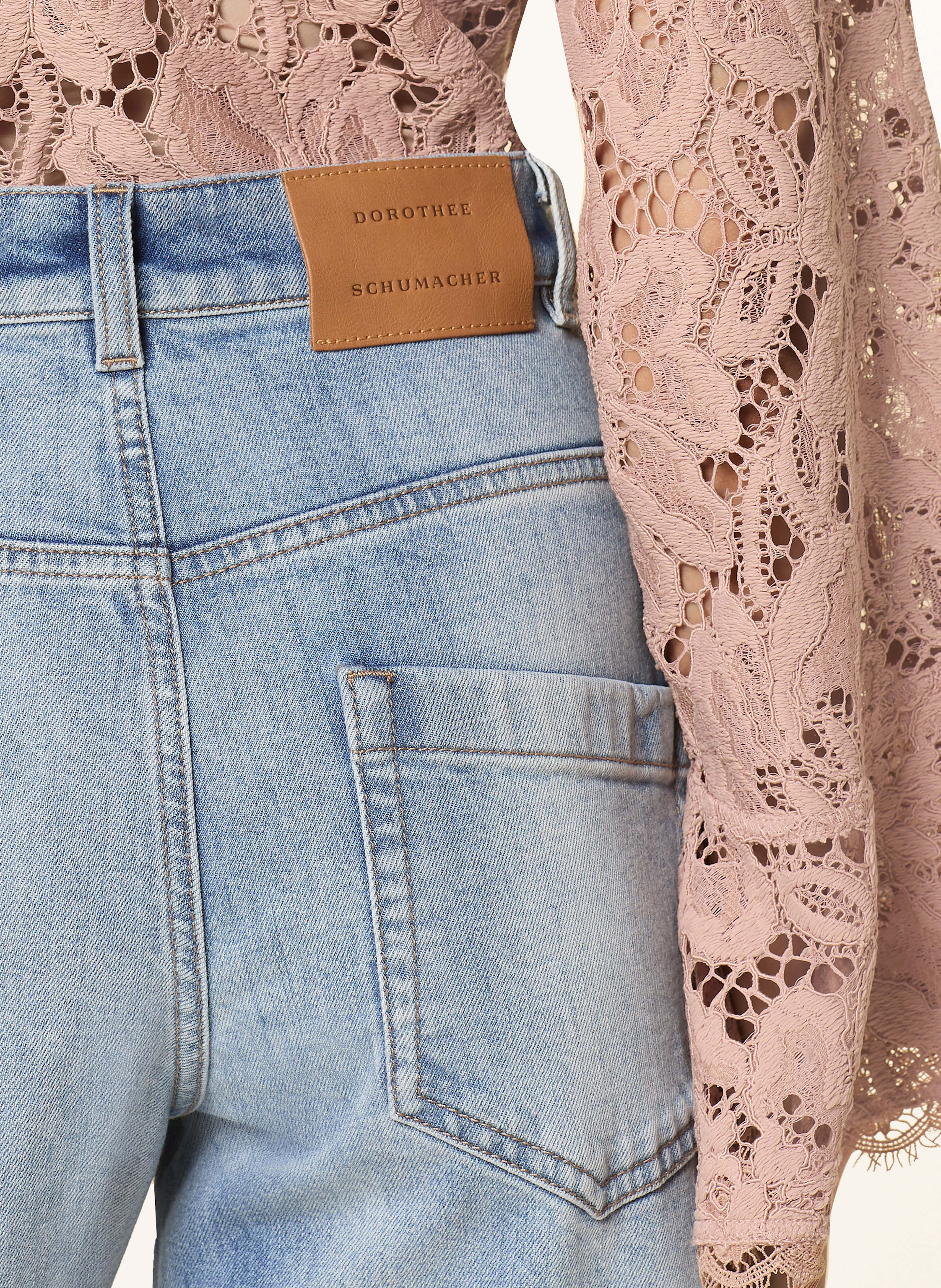 Thumbnail - Dorothee Schumacher Flared Jeans Denim Love blau