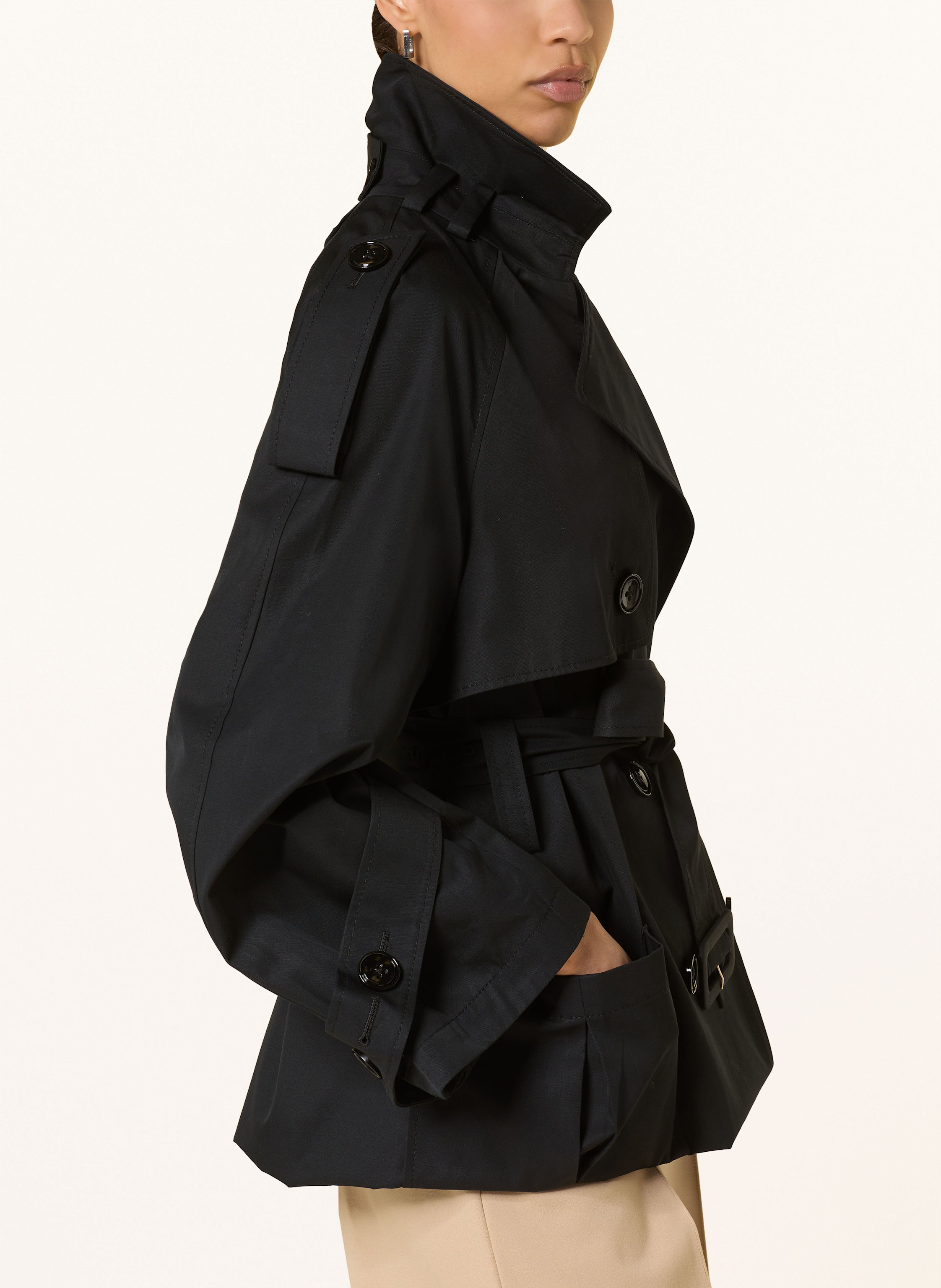 Thumbnail - Dorothee Schumacher Trenchcoat Luxury Layer schwarz