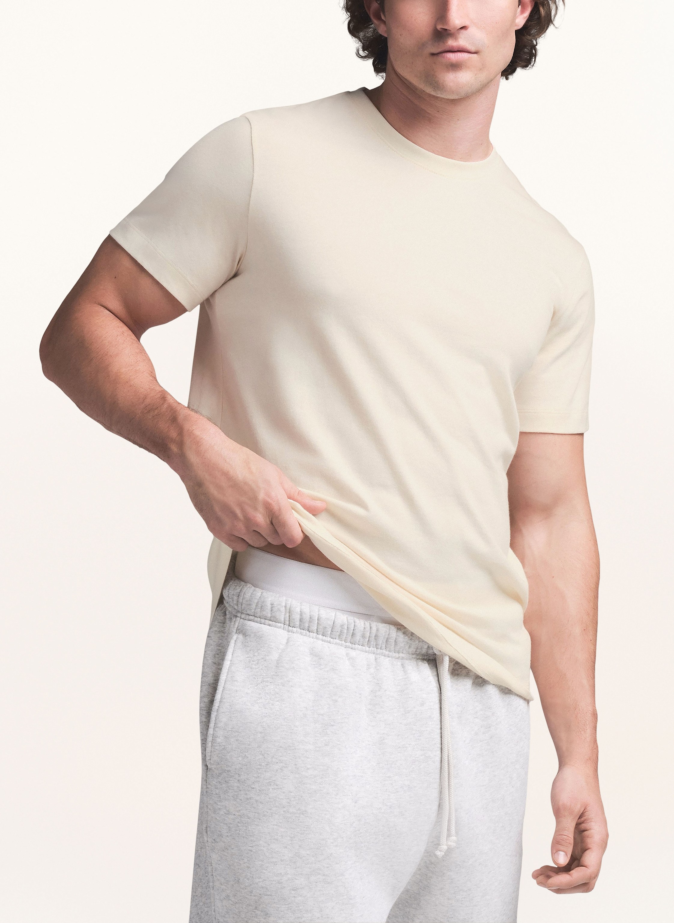 Thumbnail - Skims Schlafshirt Skims Cotton beige