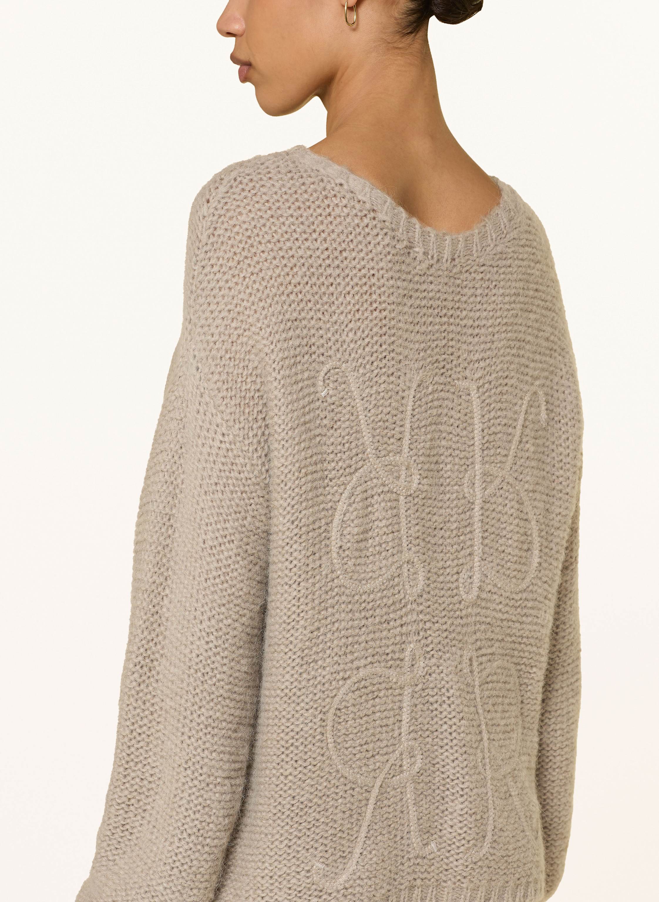 Thumbnail - Riani Pullover Mit Alpaka beige