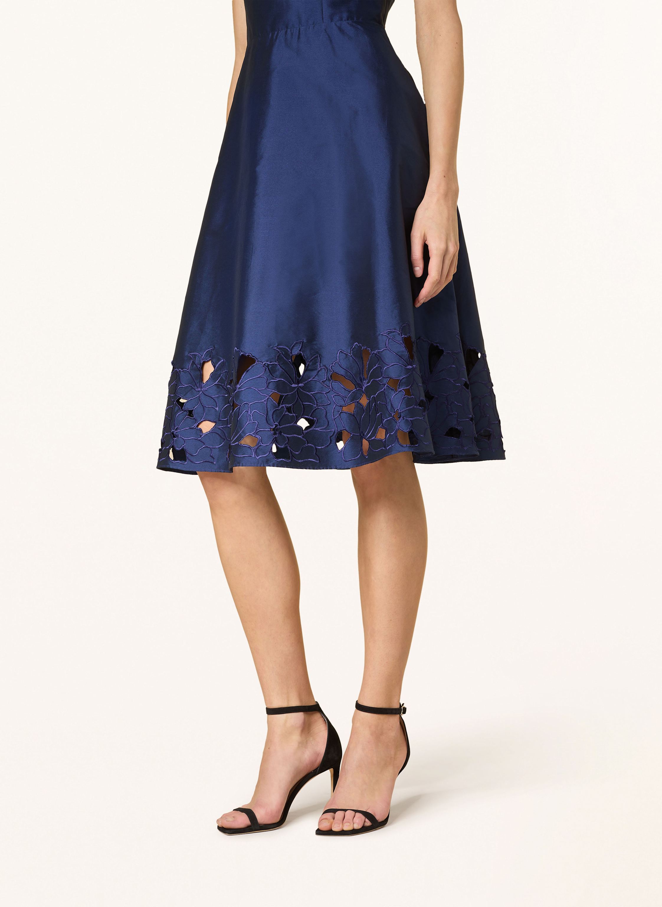 Thumbnail - Adrianna Papell Kleid Mit Lochspitze blau