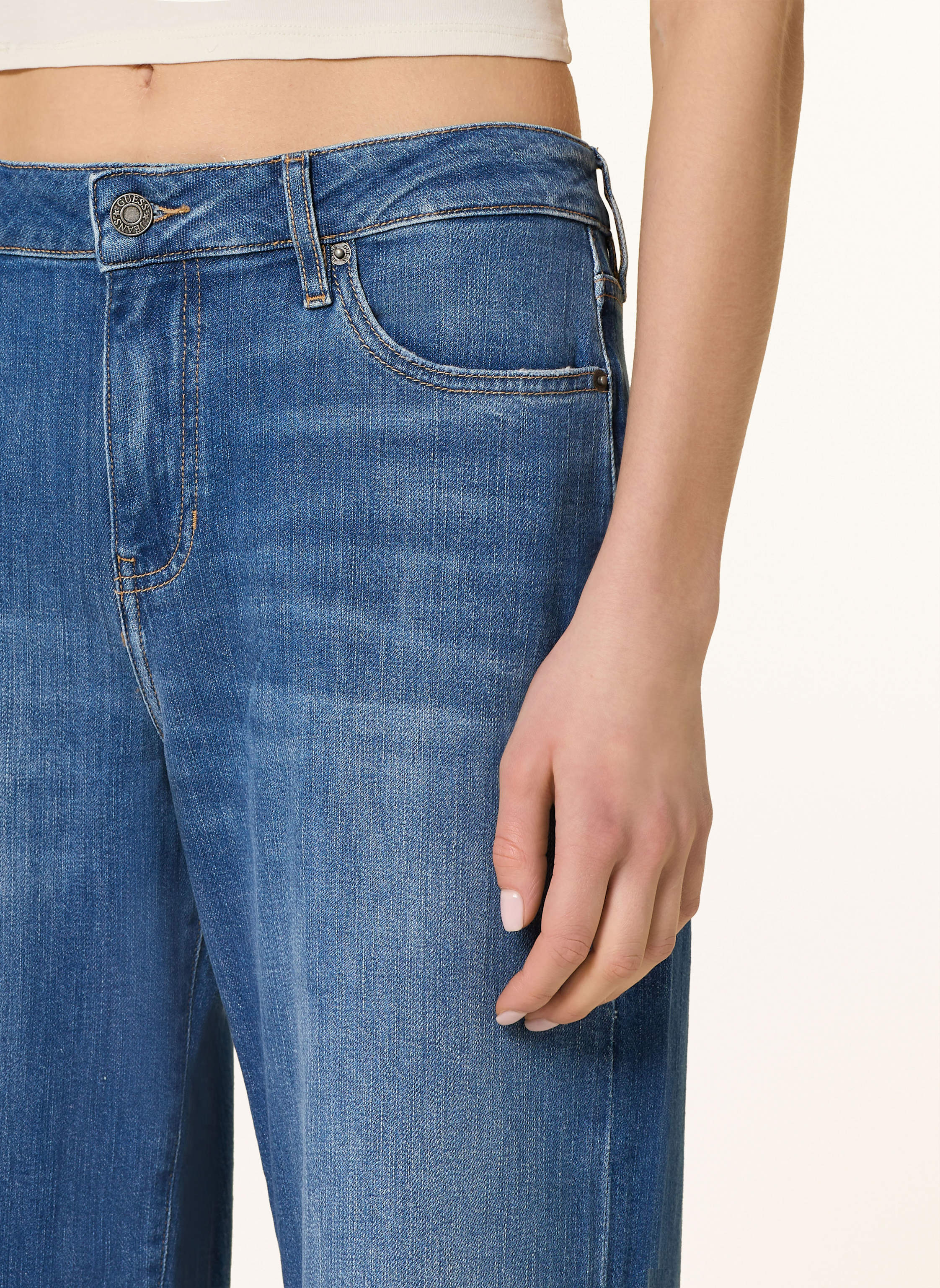 Thumbnail - Guess Jeans Wide Leg Jeans blau