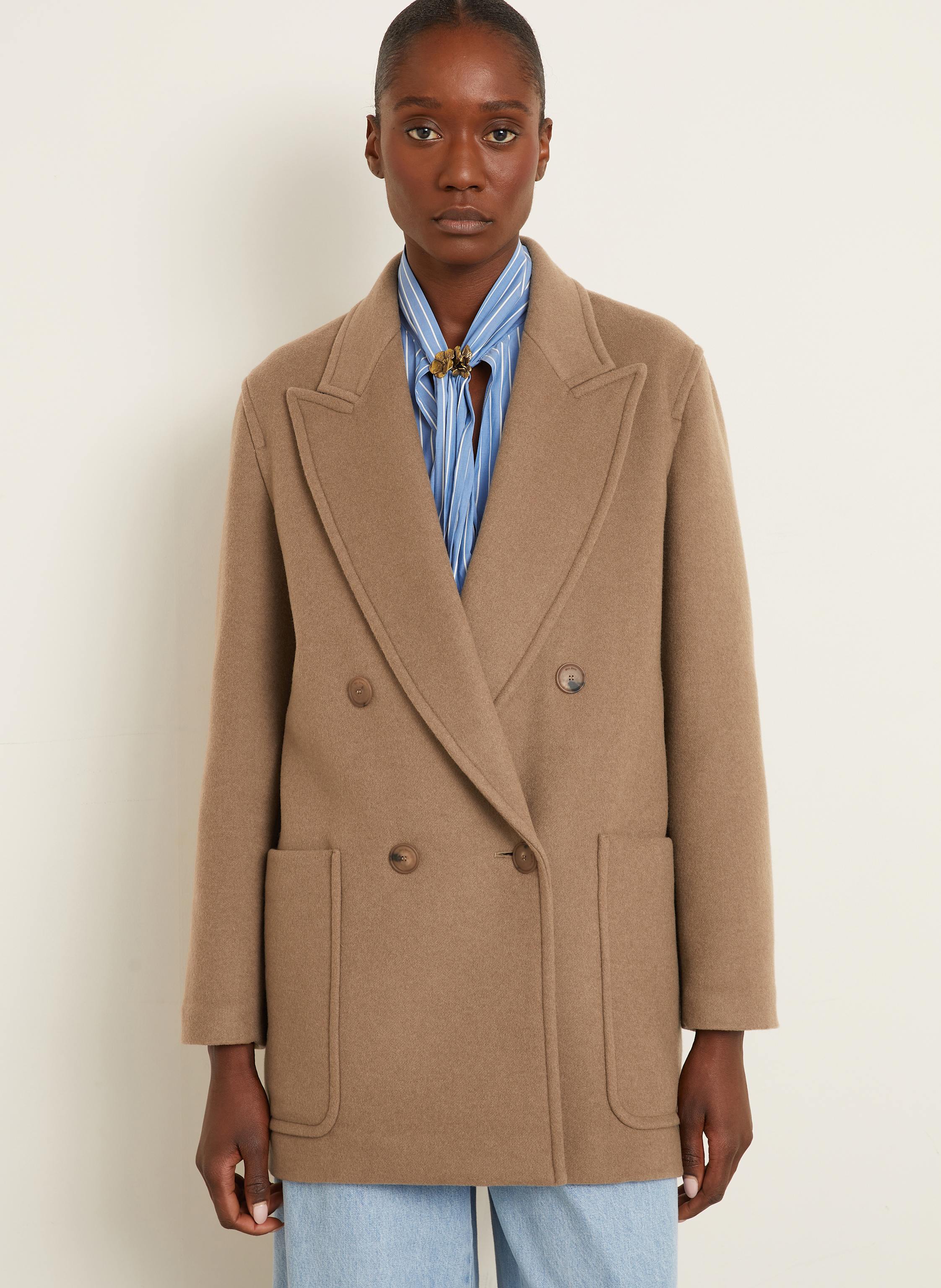 Thumbnail - Max Mara Wollmantel Deletta braun