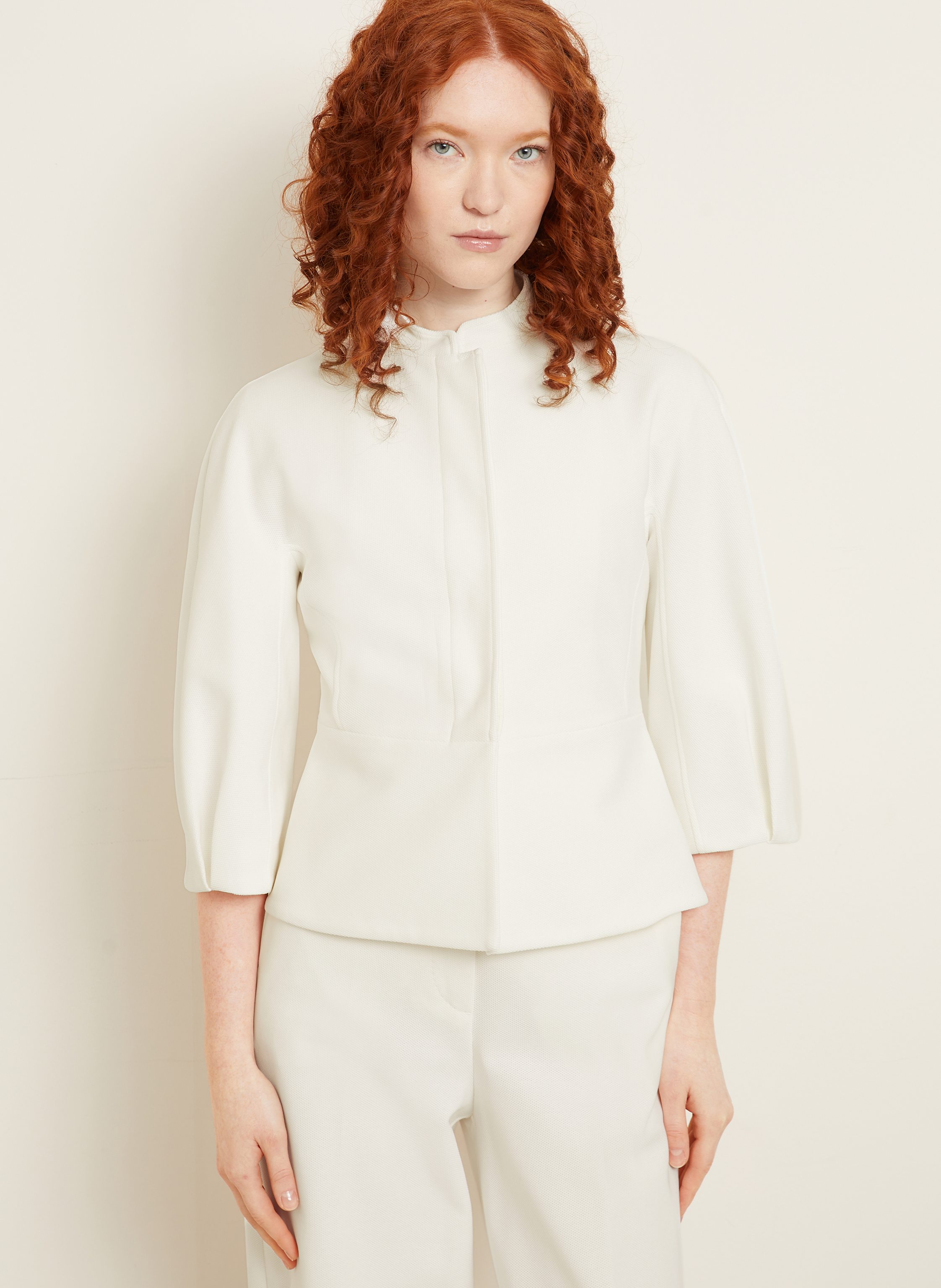 Thumbnail - Max Mara Jacke Nastro weiss