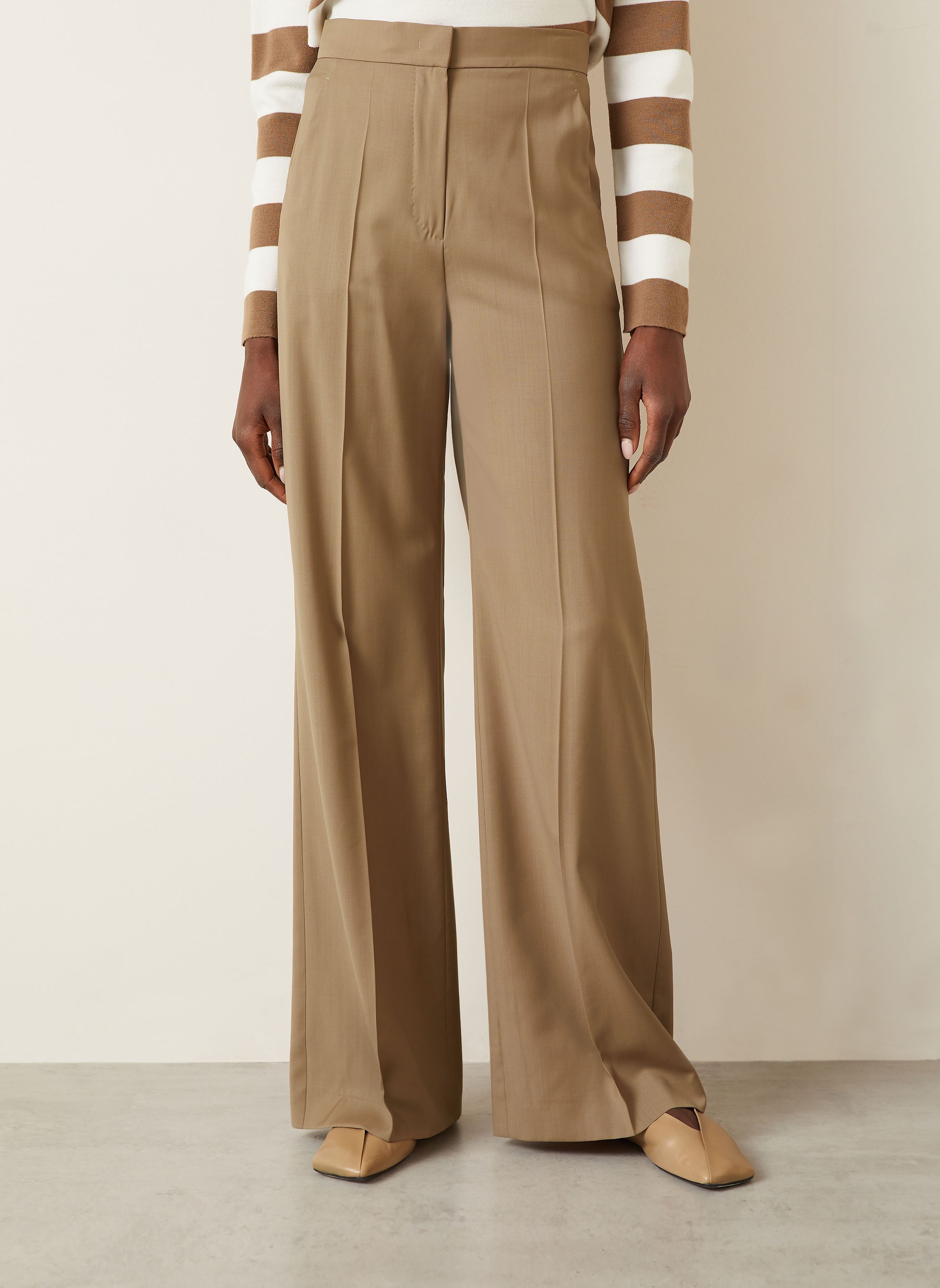Thumbnail - Max Mara Marlenehose Fernet braun