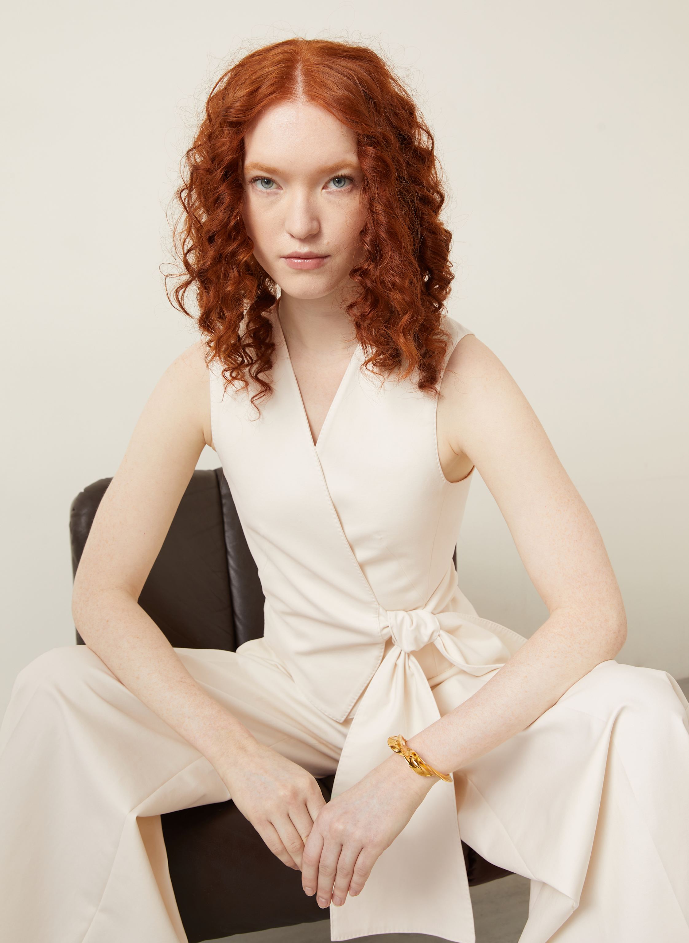 Thumbnail - Max Mara Wickelweste Zampa weiss