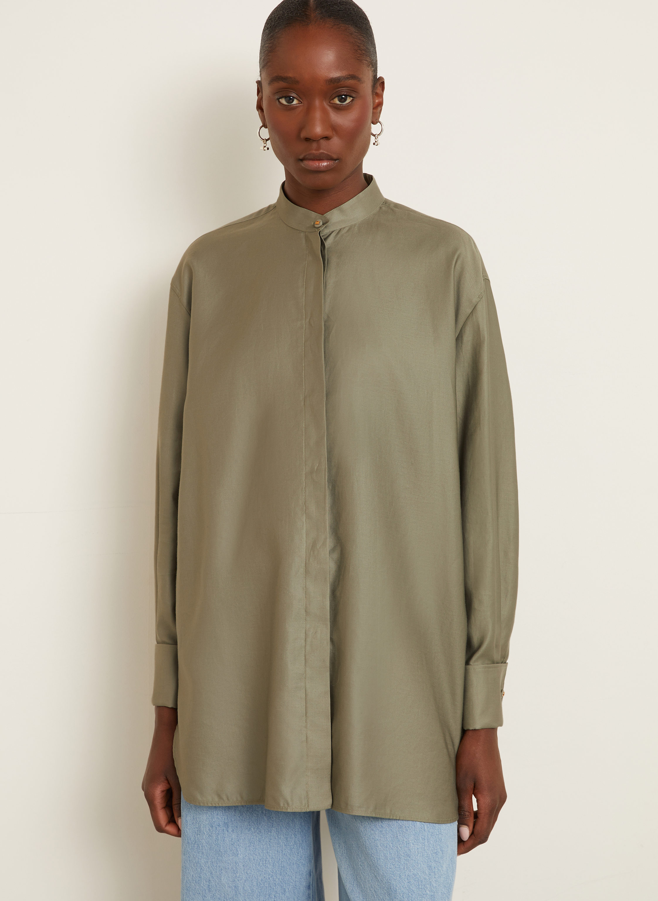 Thumbnail - Max Mara Hemdbluse Anta gruen