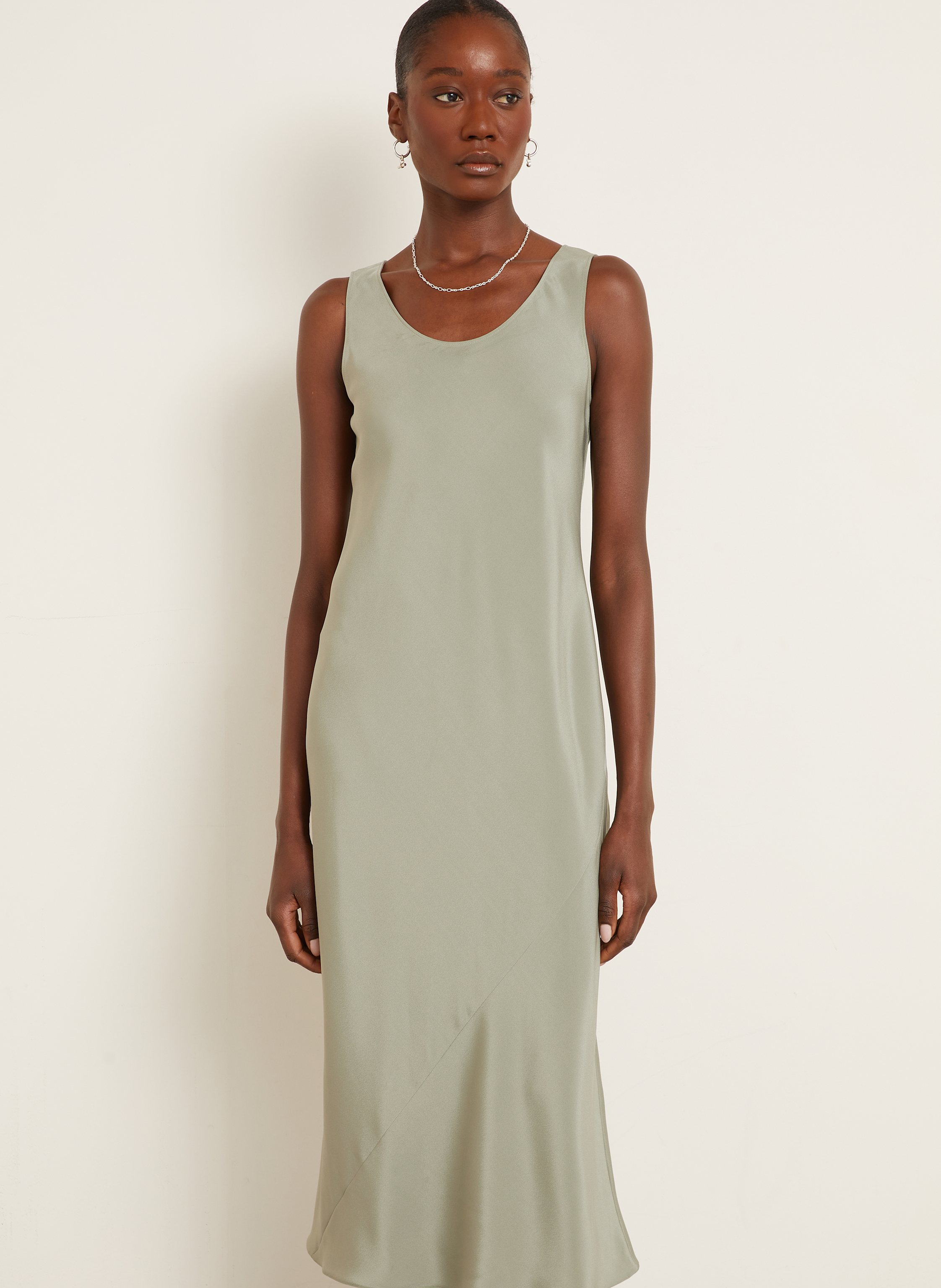 Thumbnail - Max Mara Kleid Formosa Aus Seide gruen