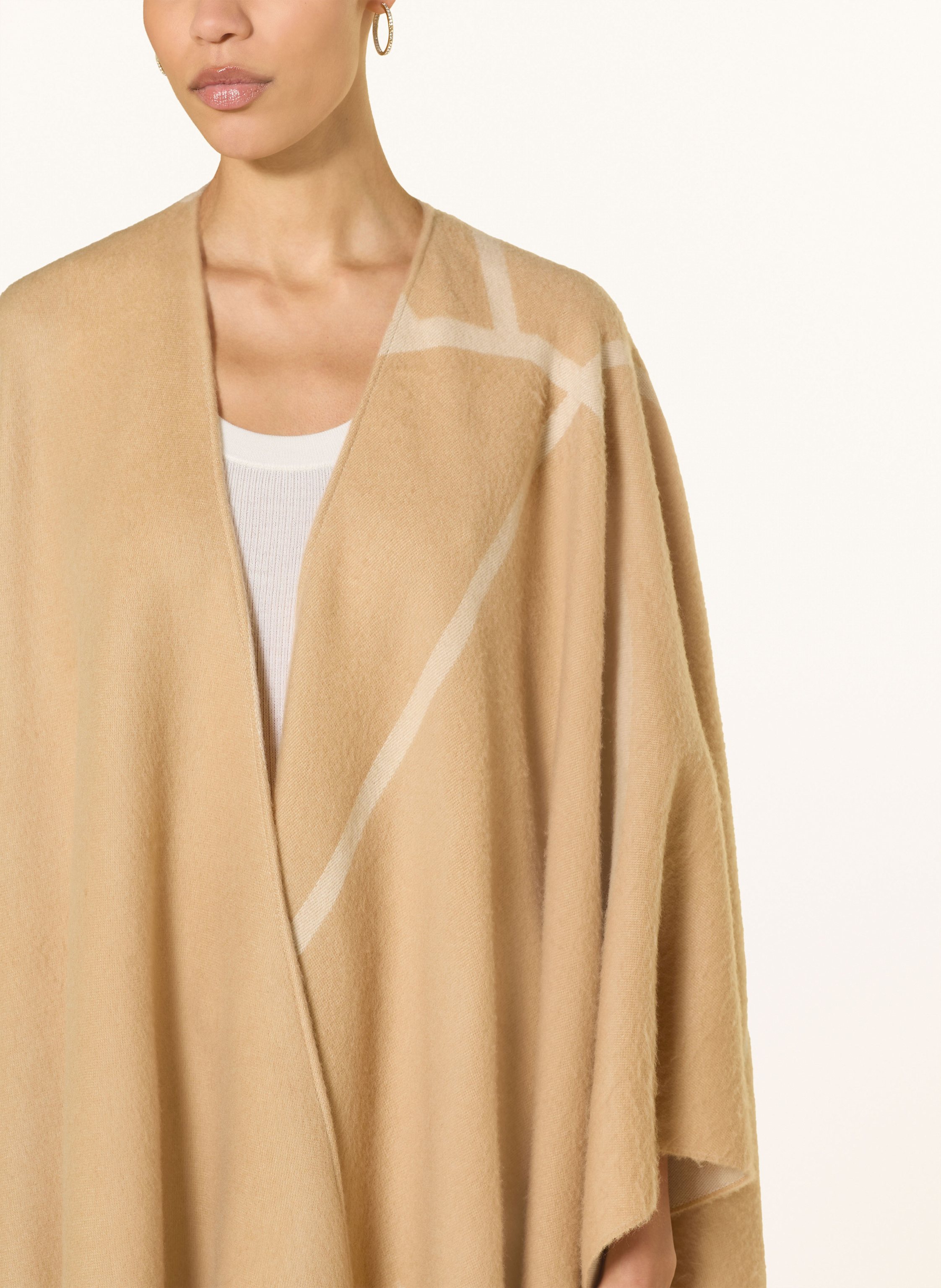 Thumbnail - Mm Poncho Giudea beige