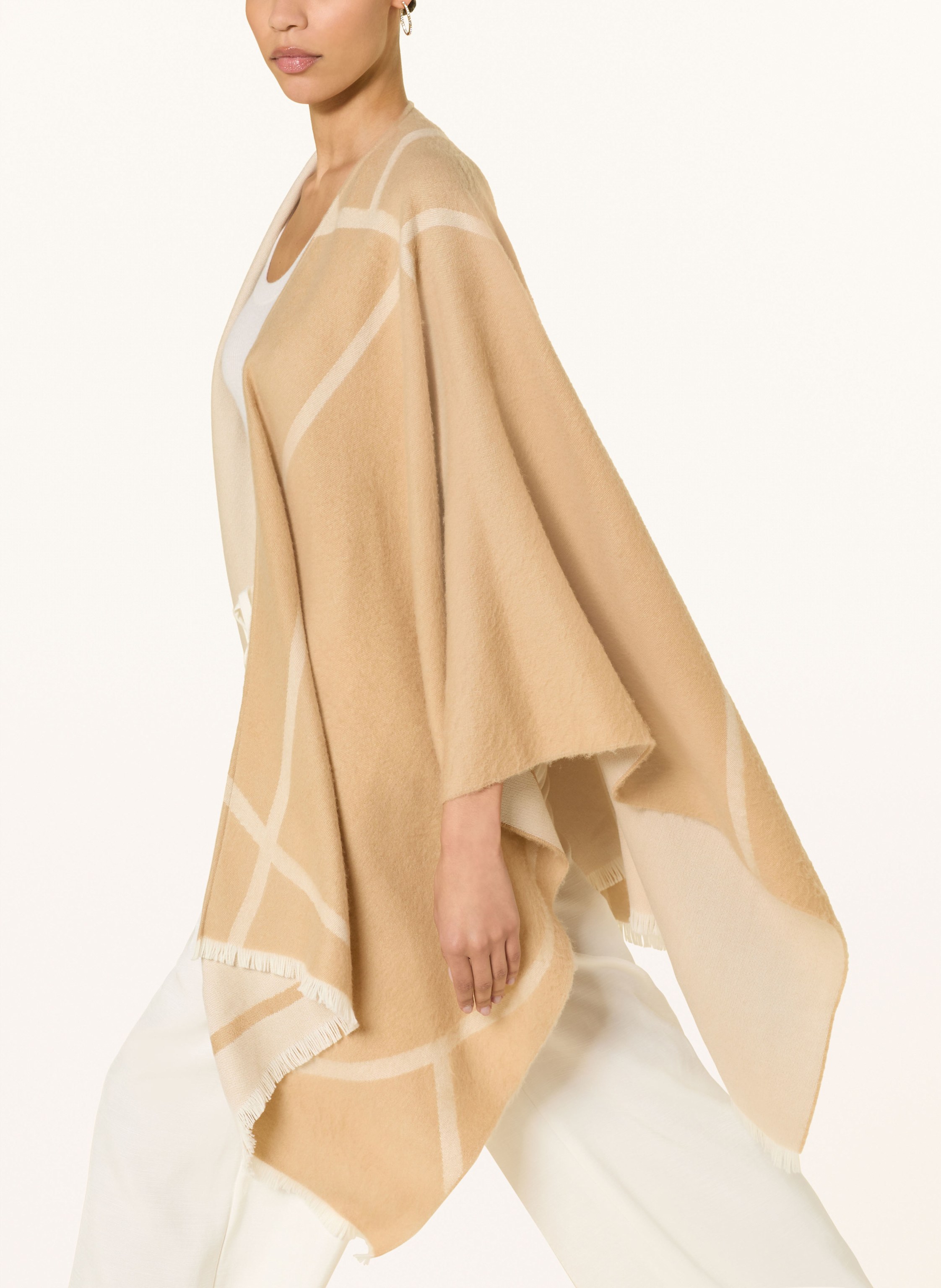 Thumbnail - Mm Poncho Giudea beige