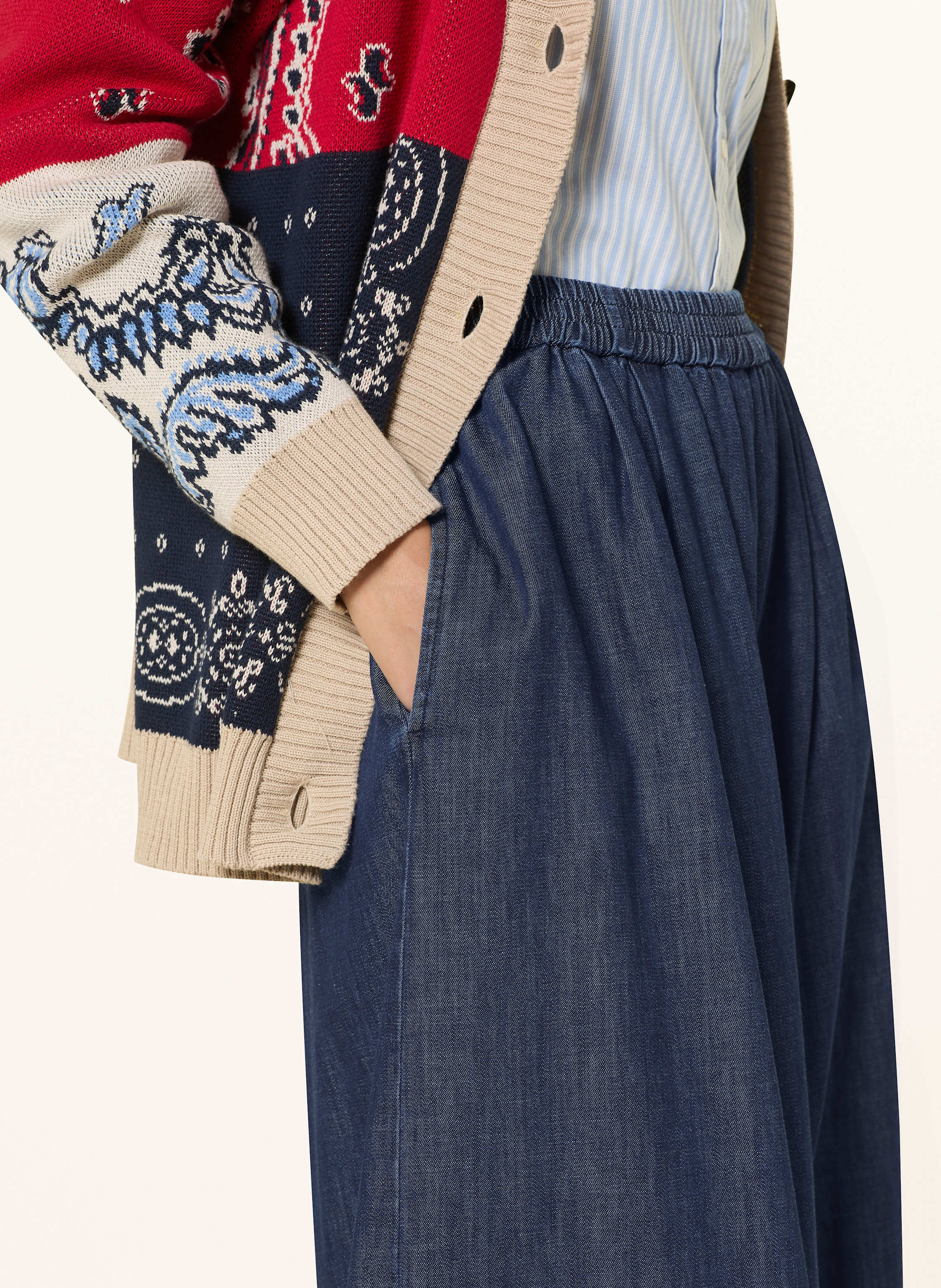 Thumbnail - Weekend Max Mara Jeans-Culotte Lubiana blau