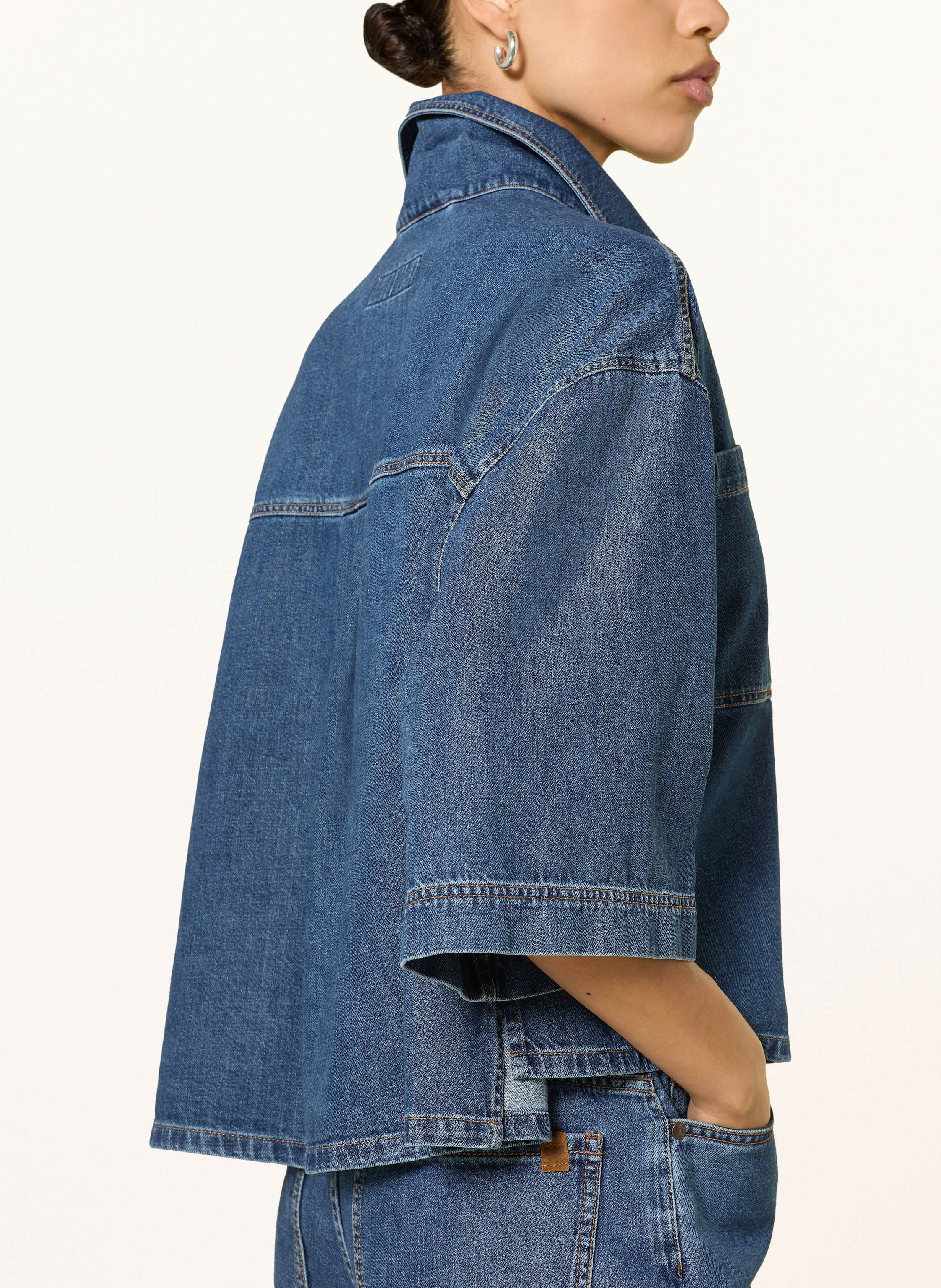 Thumbnail - Weekend Max Mara Jeansbluse Enza blau