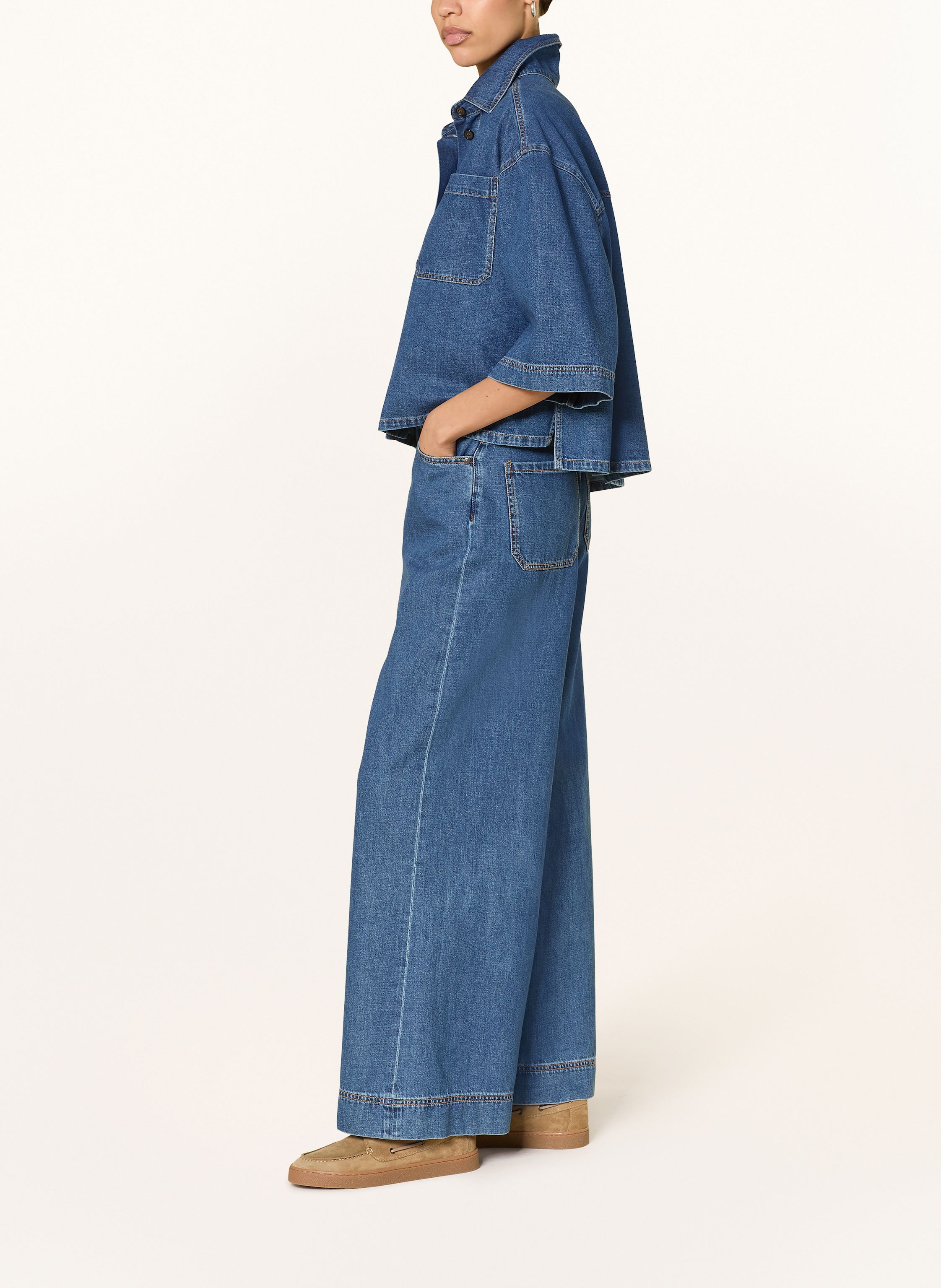 Thumbnail - Weekend Max Mara Flared Jeans Vega blau