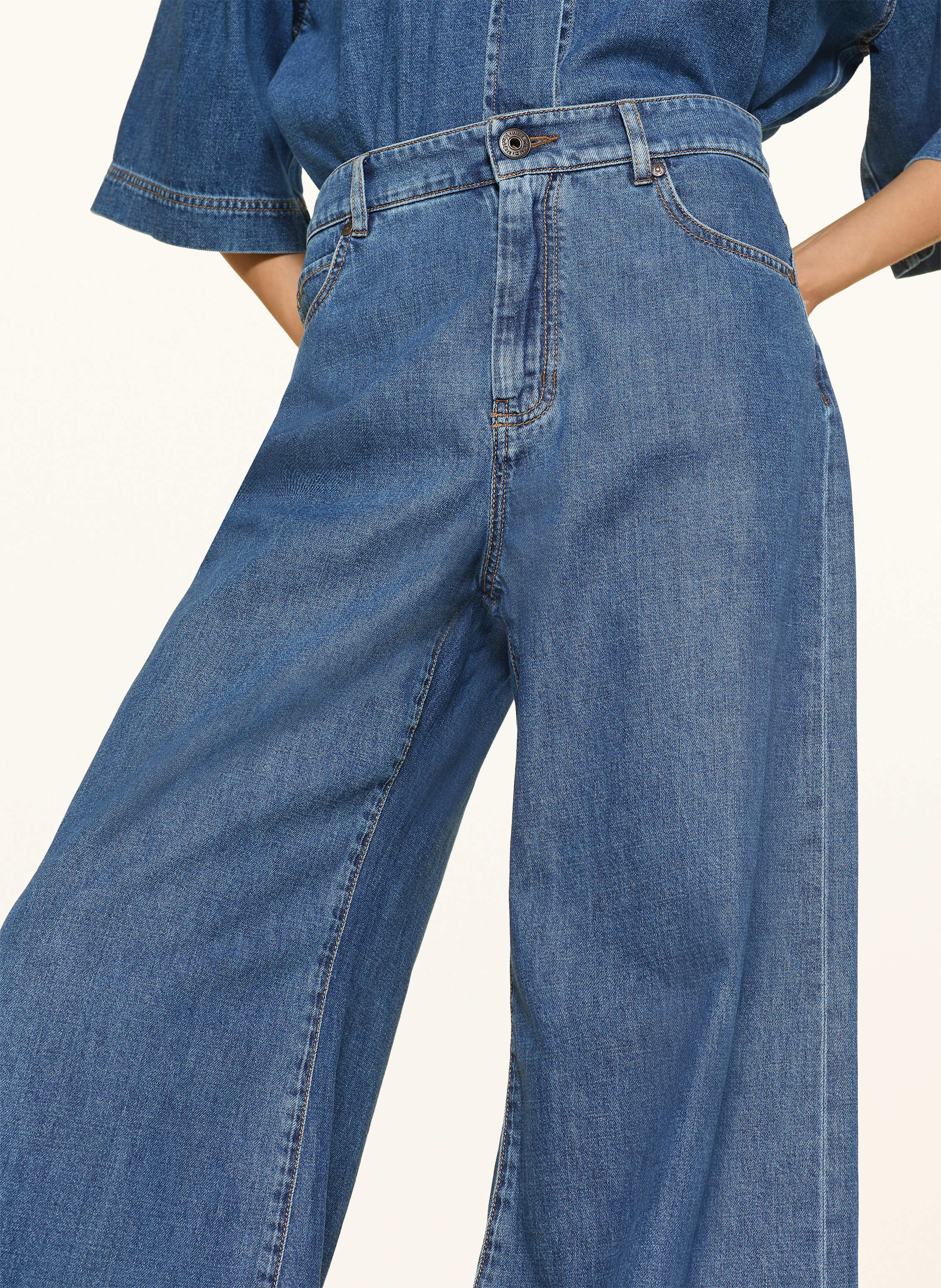 Thumbnail - Weekend Max Mara Flared Jeans Vega blau