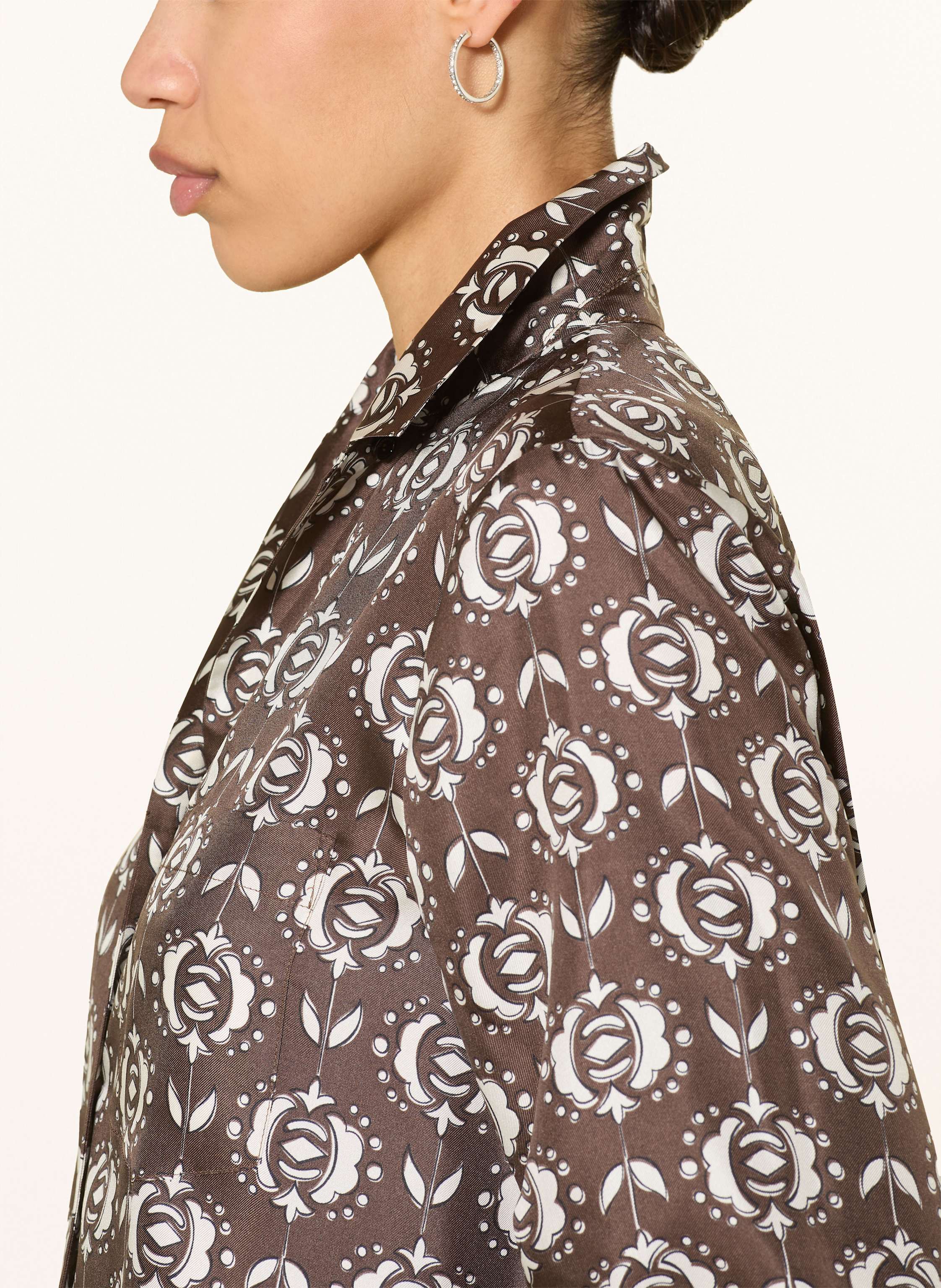 Thumbnail - Weekend Max Mara Seidenbluse Oncia braun