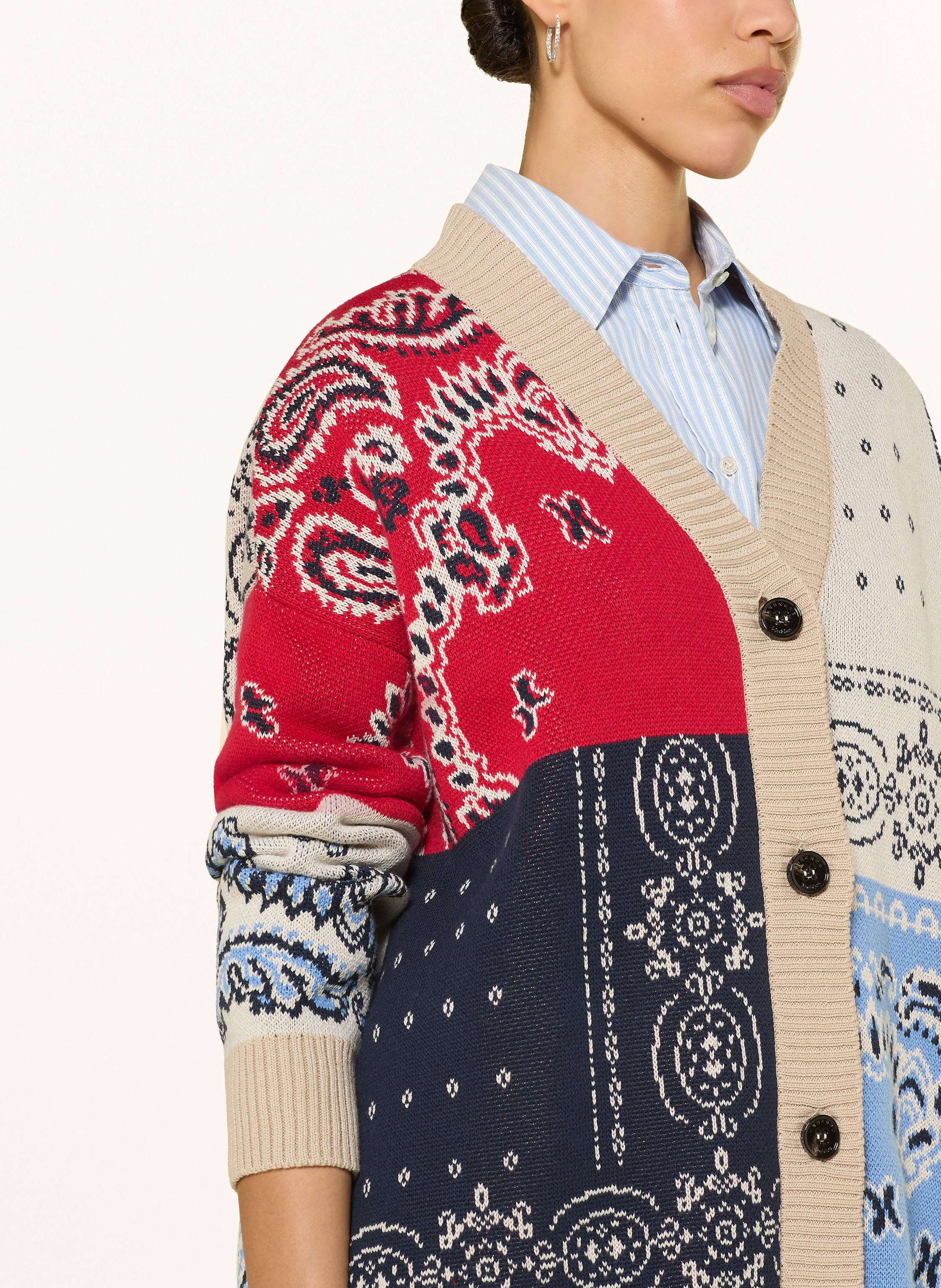 Thumbnail - Weekend Max Mara Strickjacke Baobab blau