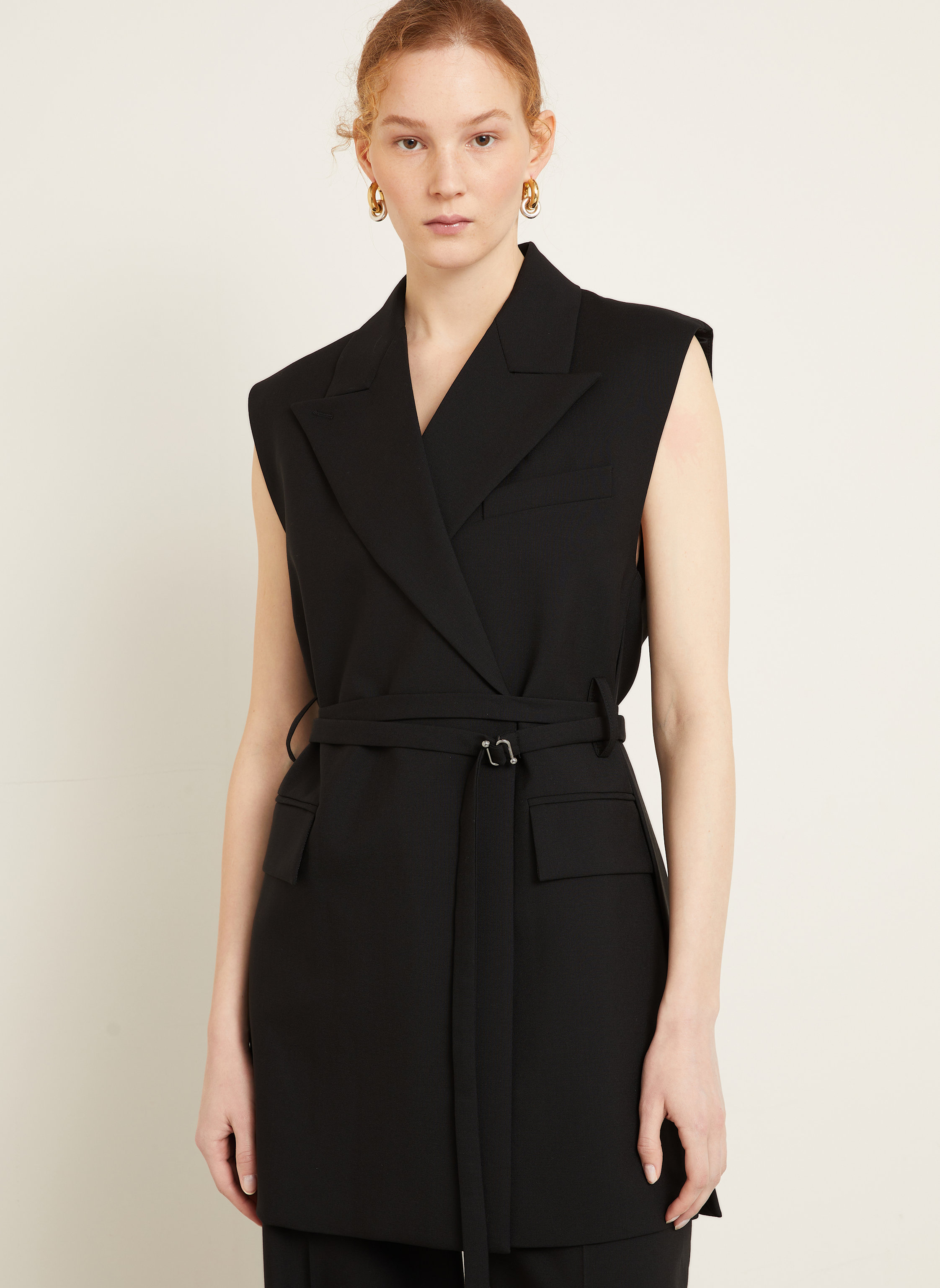 Thumbnail - Sportmax Blazerweste Ciurma schwarz