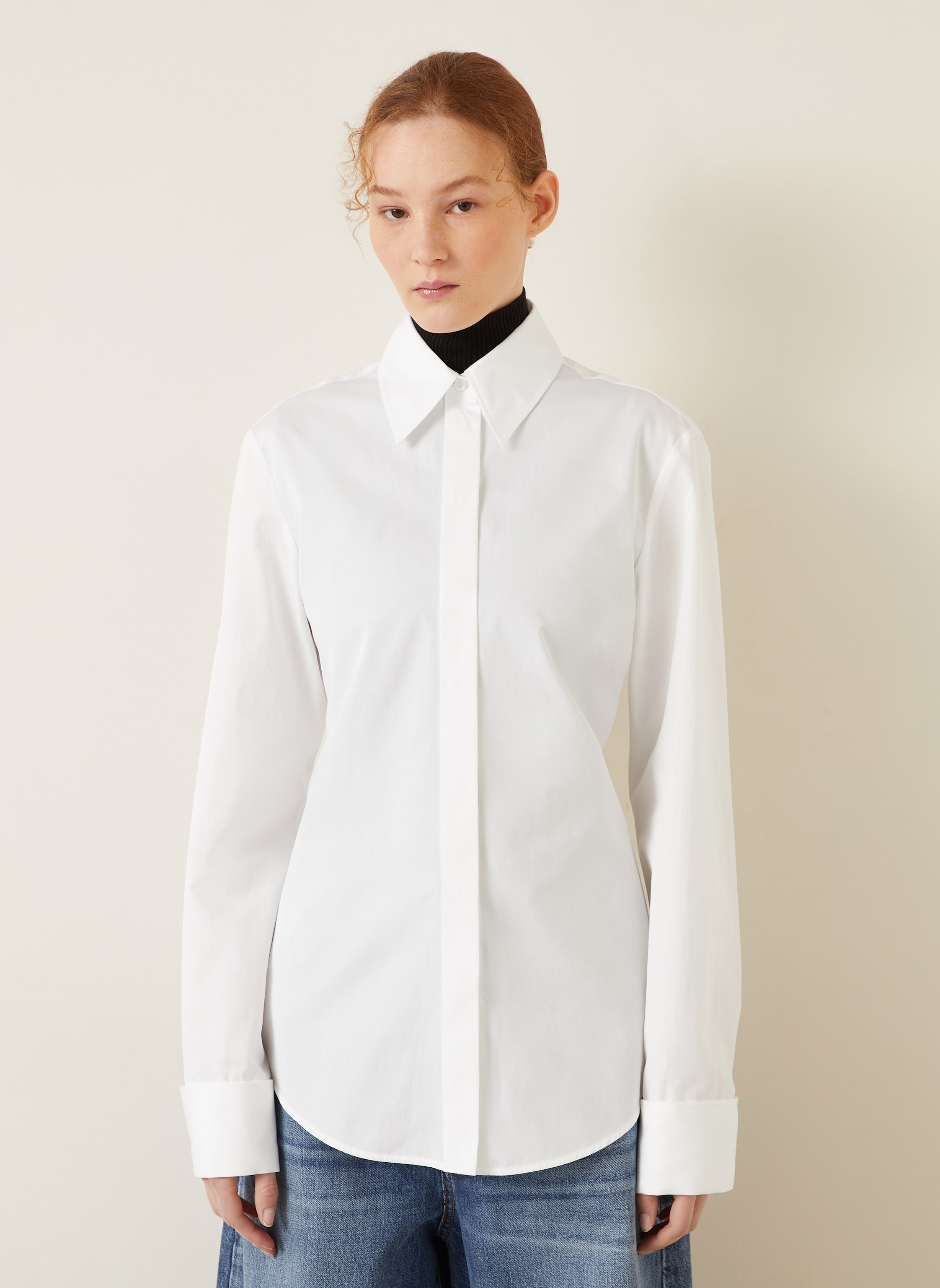 Thumbnail - Sportmax Hemdbluse Oste weiss