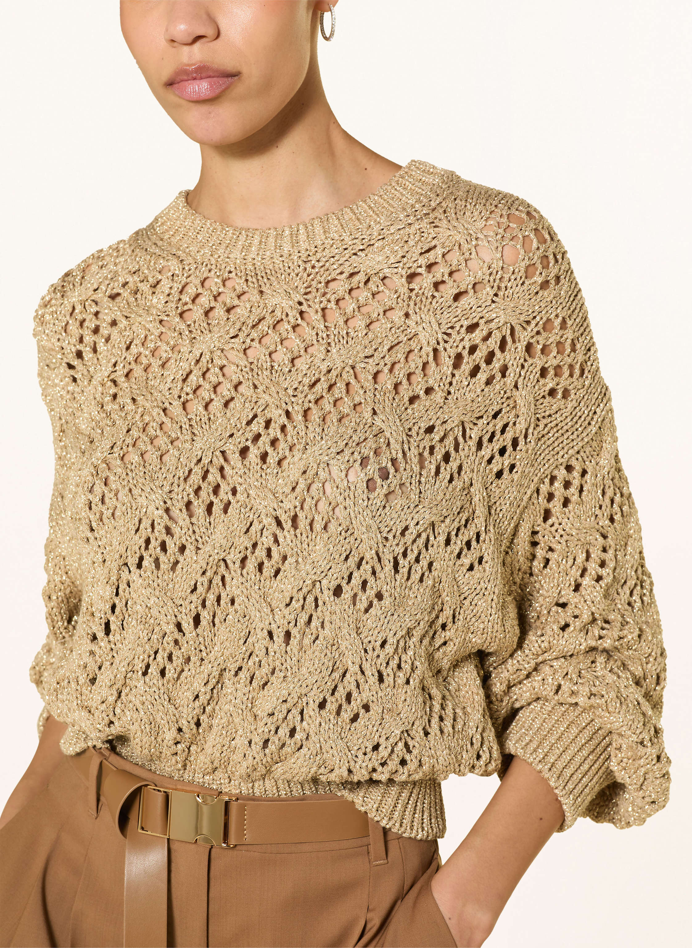 Thumbnail - Max Mara Studio Pullover Pilade gold