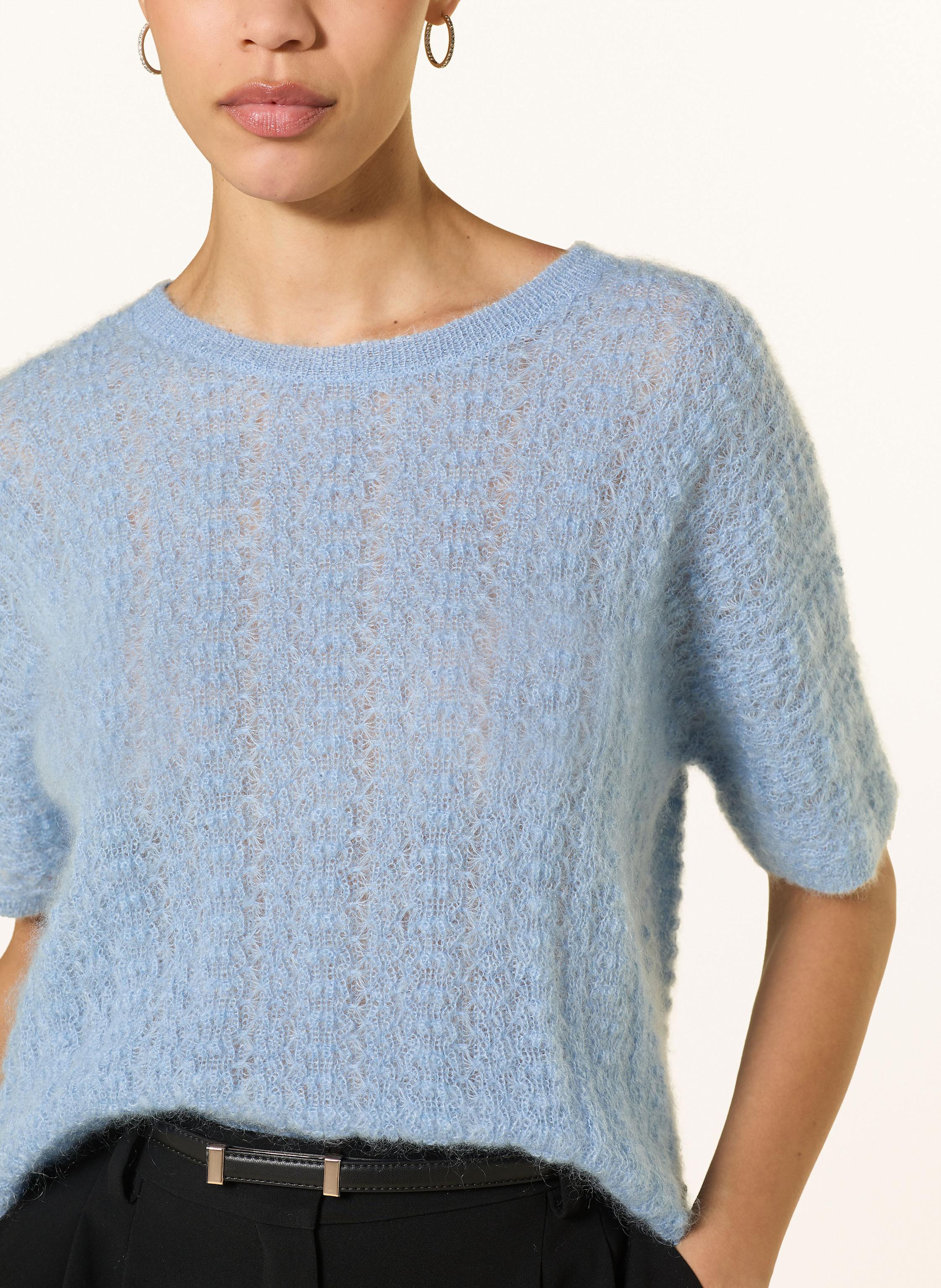 Thumbnail - Max Mara Studio Strickshirt Terzo Mit Mohair blau
