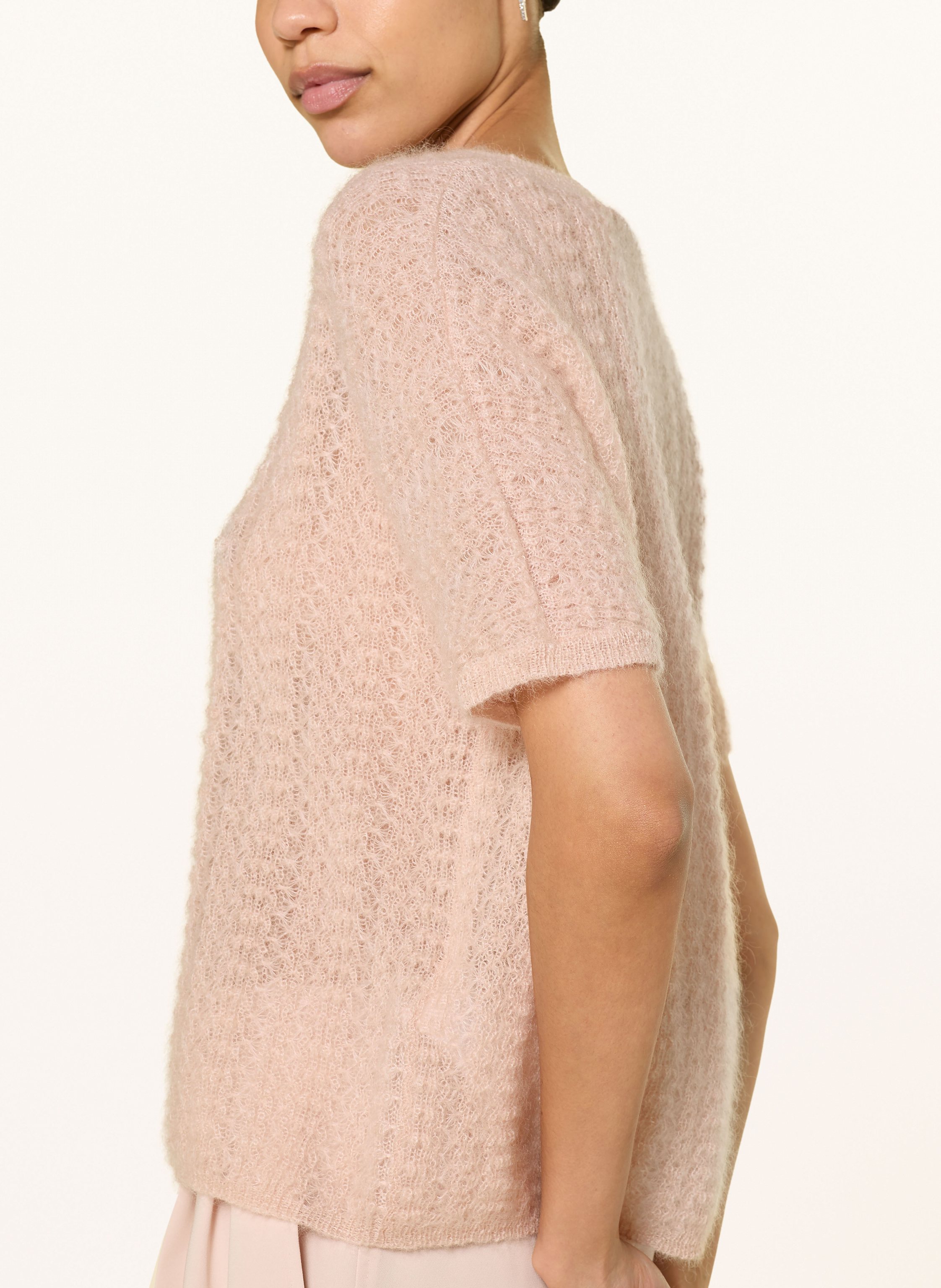 Thumbnail - Max Mara Studio Strickshirt Terzo Mit Mohair rosa
